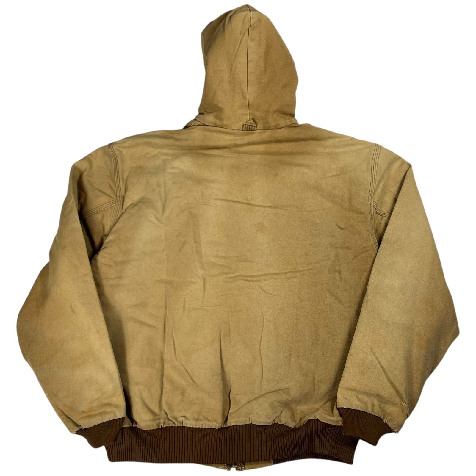 Carhartt × Vintage Vintage 80s Carhartt lined faded zip up hoodie jacket (XXL) Size US XXL / EU 58 / 5 - 8 Thumbnail