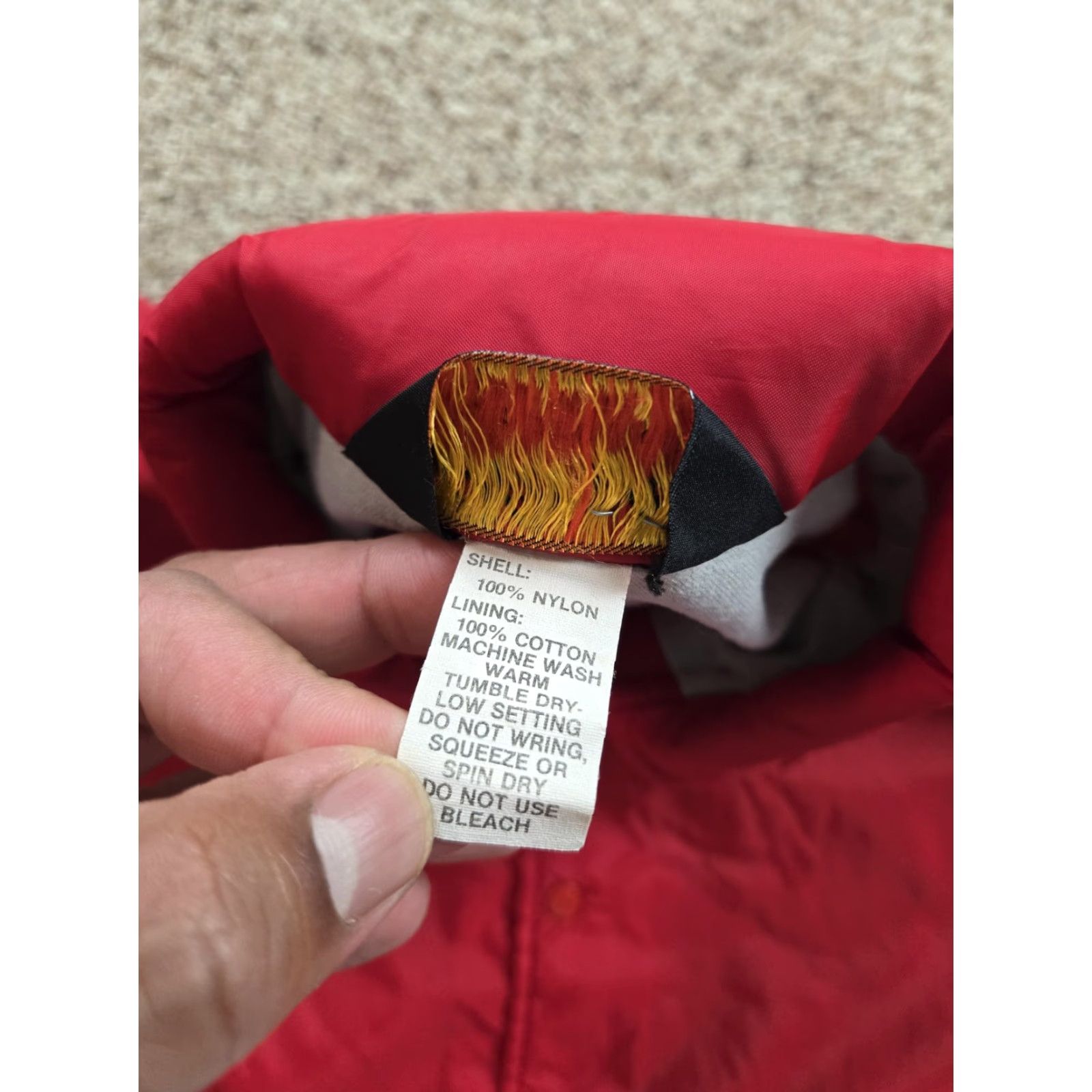Dunbrooke VINTAGE Dunbrooke Pla-Jac Jacket Men M Red Windbreaker Snap Front Lined 80s Size US M / EU 48-50 / 2 - 7 Thumbnail