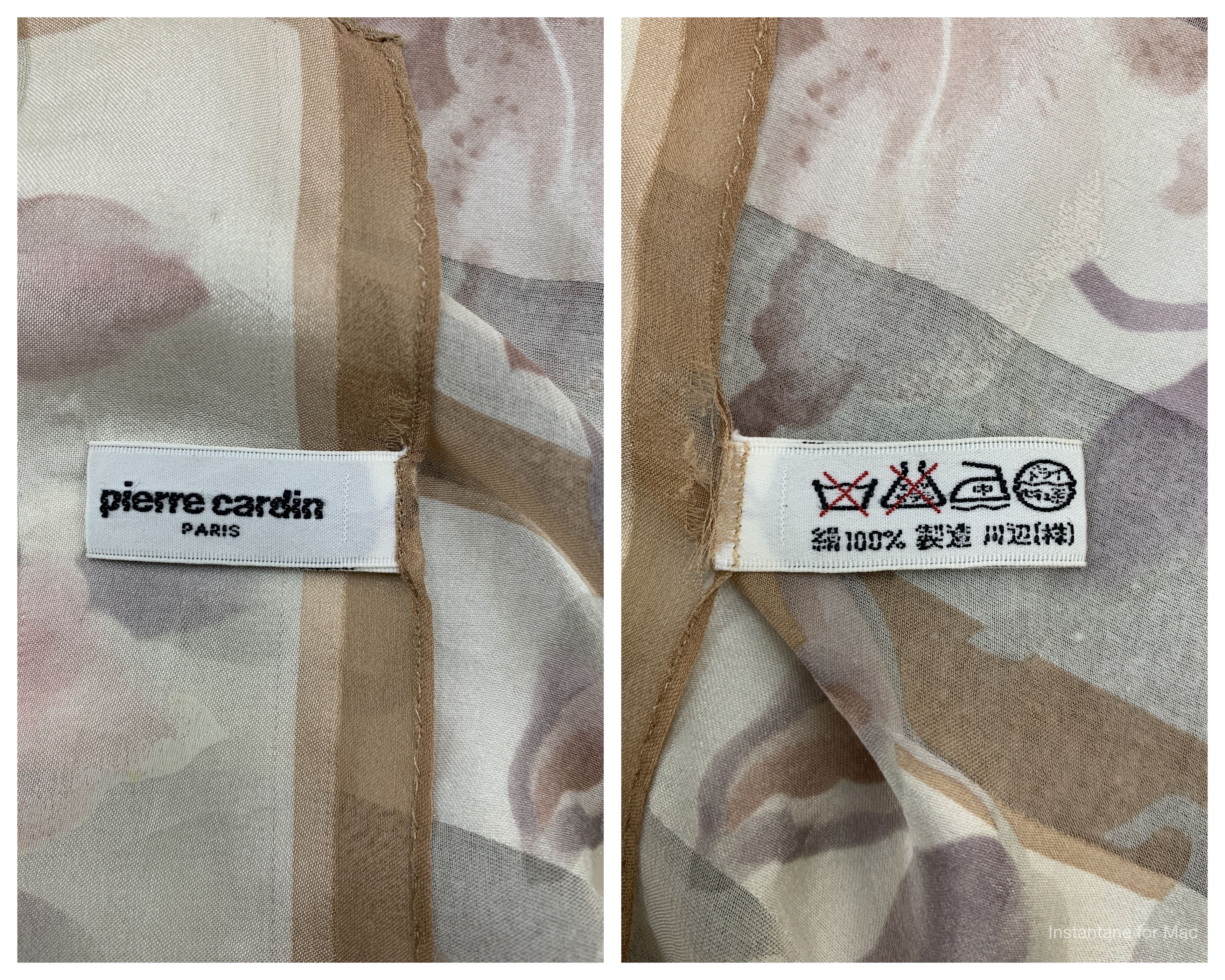 Pierre Cardin × Vintage Vintage Pierre Cardin Scarf Neckwear - SCA2137 Size ONE SIZE - 9 Thumbnail