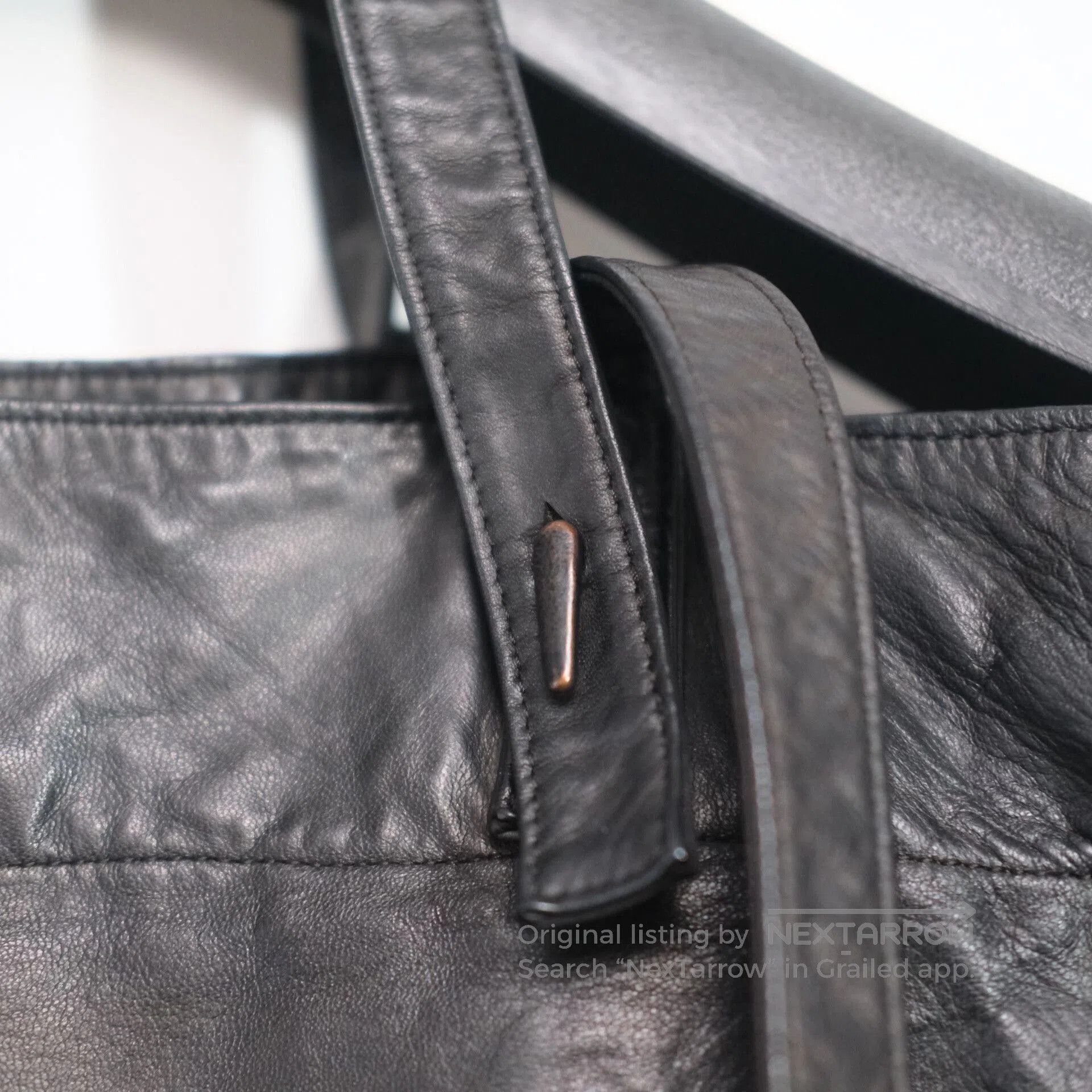 Yohji Yamamoto Yohji Yamamoto Horse Leather Bag. Size ONE SIZE - 9 Thumbnail