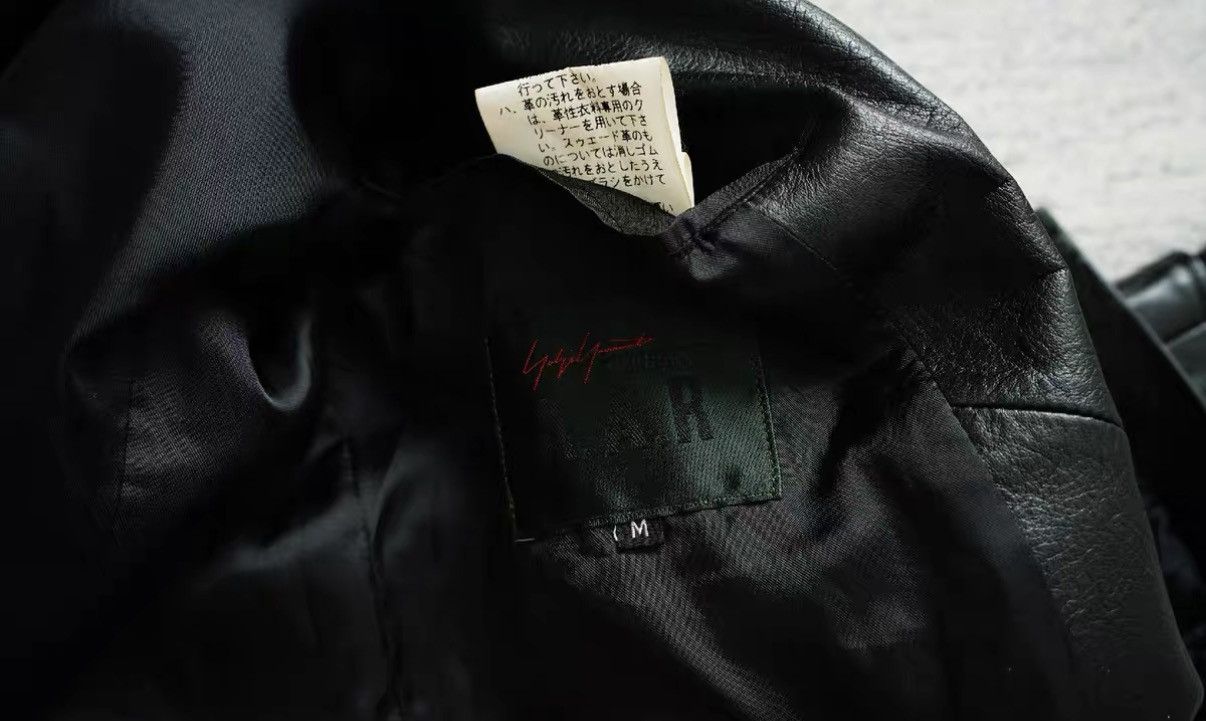 Yohji Yamamoto Yohji Yamamoto Double Zip Cowhide Mid-Length Jacket Size US M / EU 48-50 / 2 - 7 Thumbnail