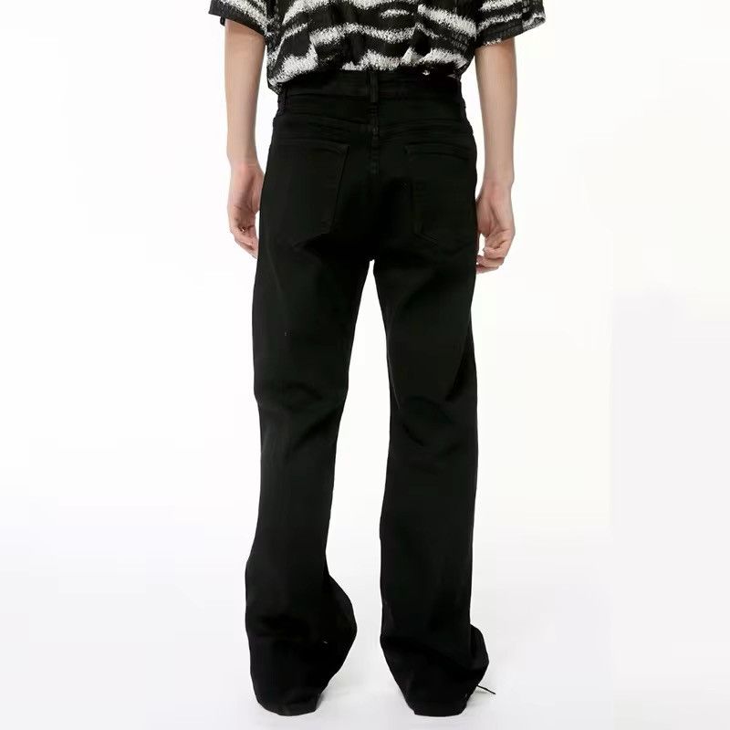 Jean × Vintage Casual straight black jeans pants Size US 34 / EU 50 - 8 Thumbnail