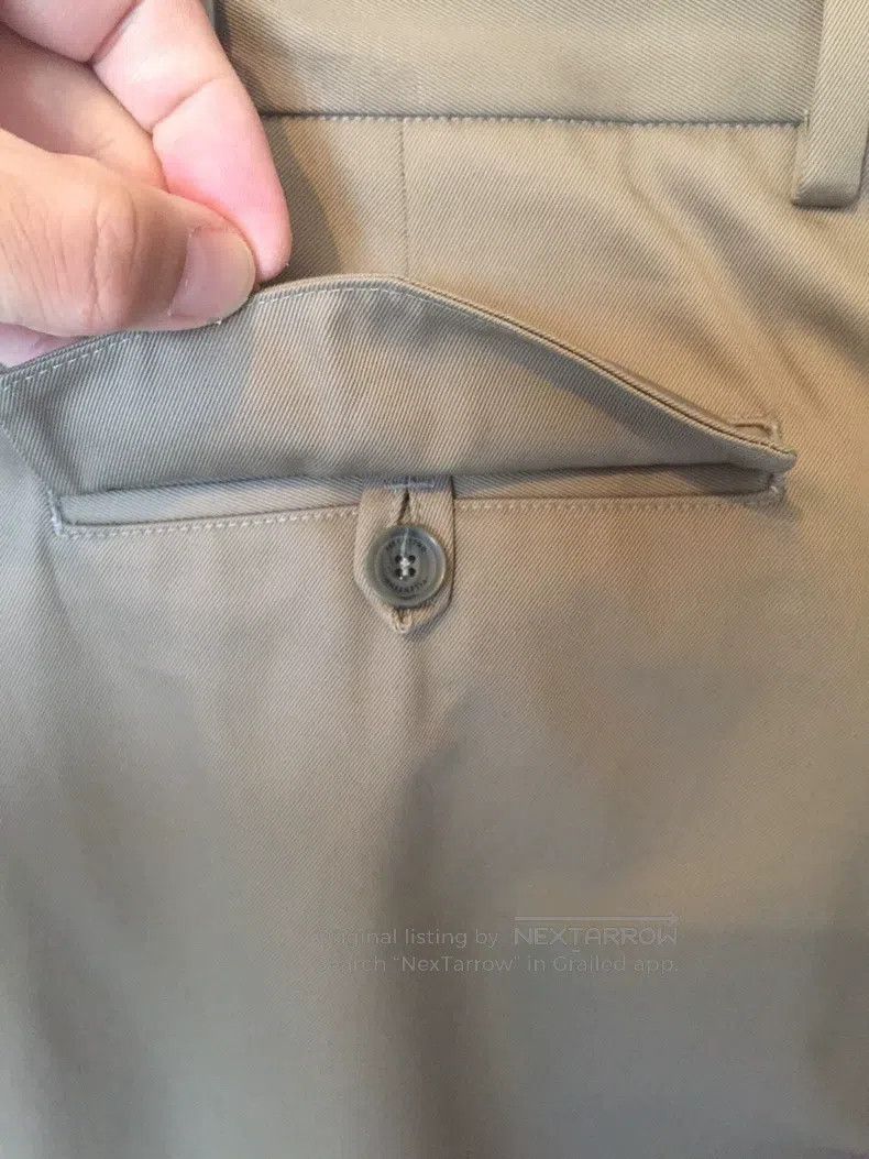 Valentino Valentino khaki pants Size US 32 / EU 48 - 6 Thumbnail