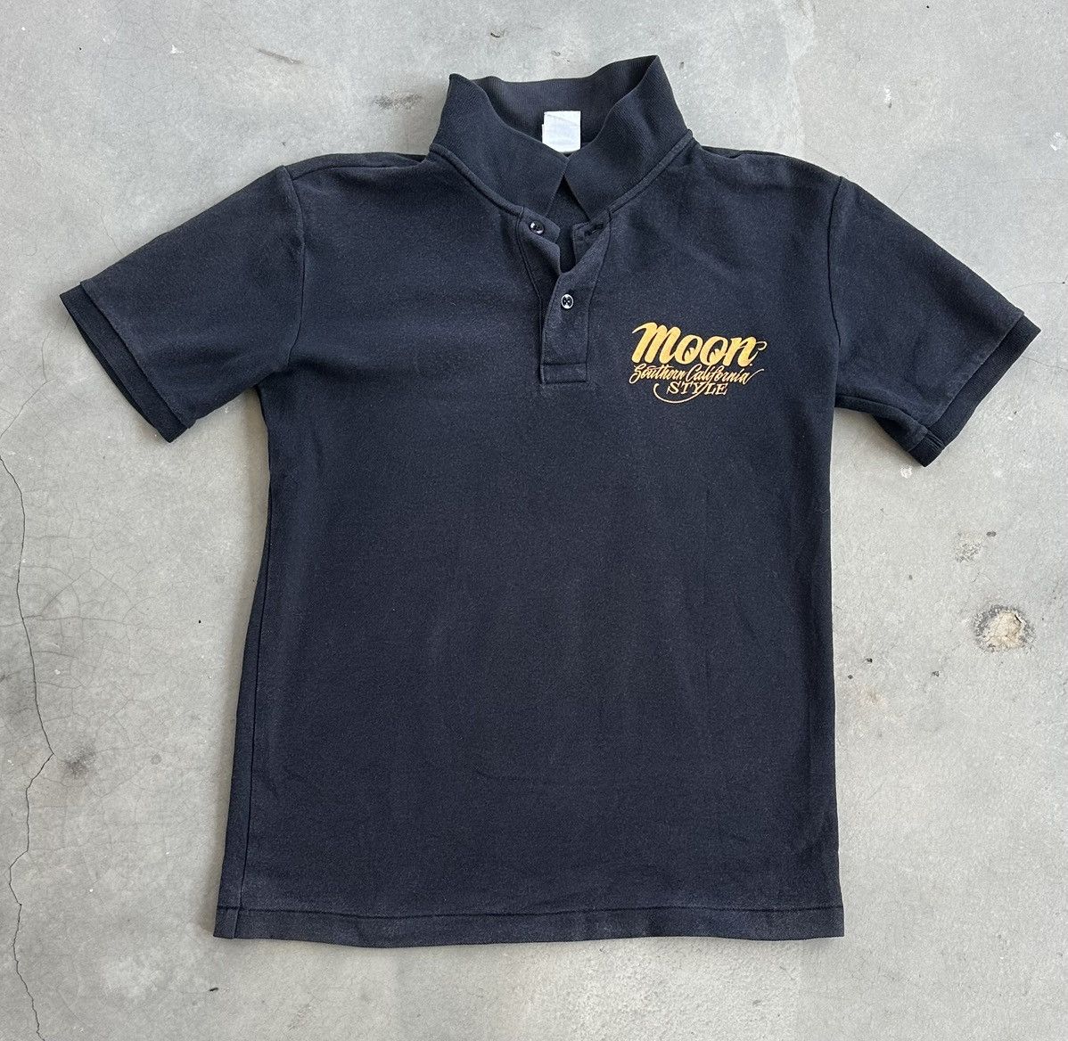 Vintage VINTAGE MOON EYES RACING POLO TEE Size US M / EU 48-50 / 2 - 4 Thumbnail