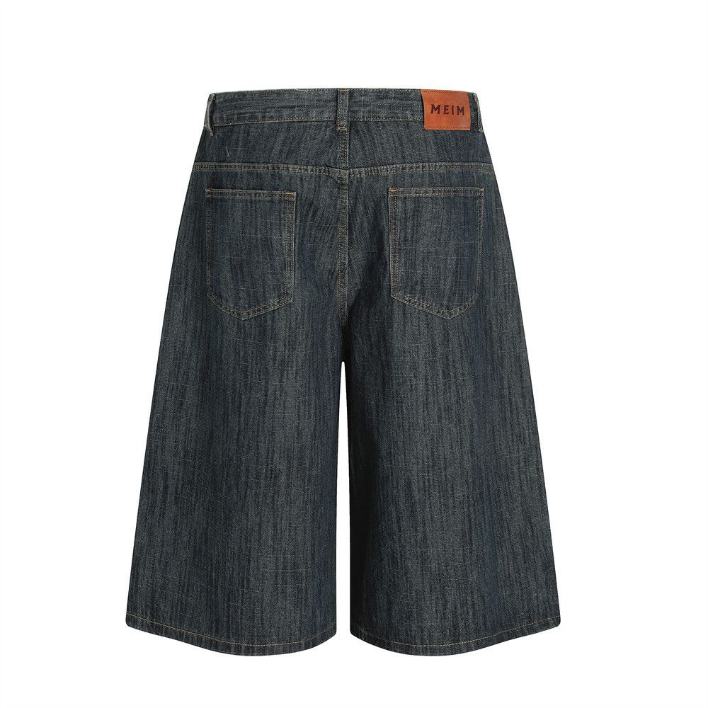 Japanese Brand × Jean American all-match street trend loose washed denim shorts Size US 32 / EU 48 - 3 Thumbnail