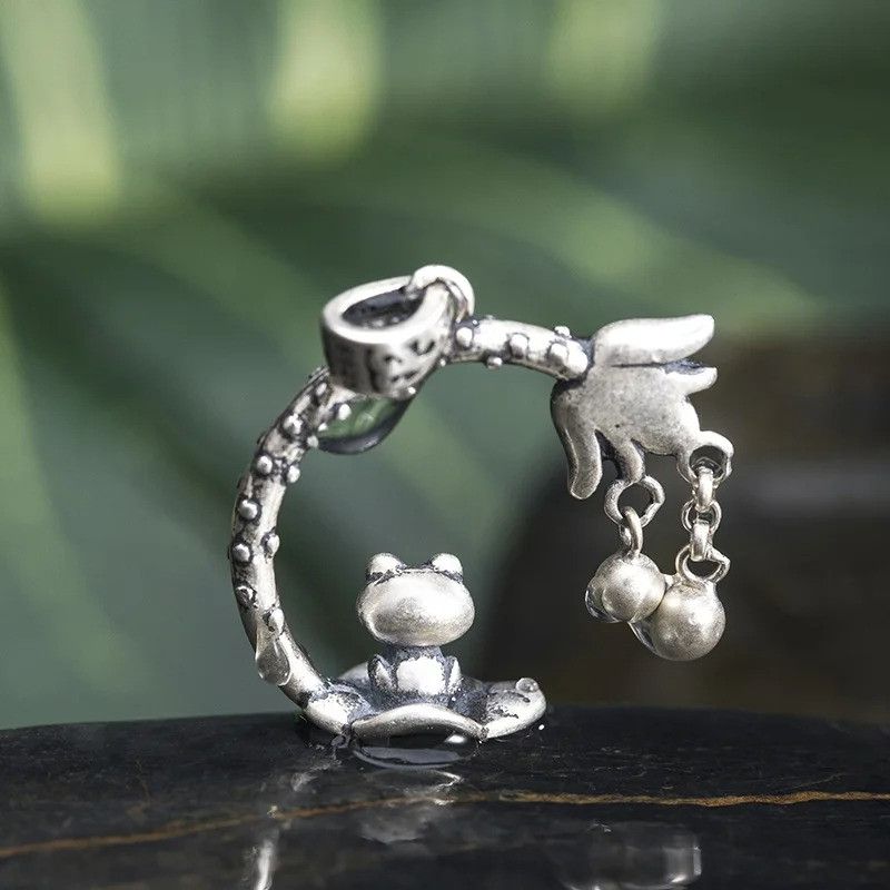 Other Cute Frog Pendant 925 Sterling Silver Accessories Gift Size ONE SIZE - 4 Thumbnail