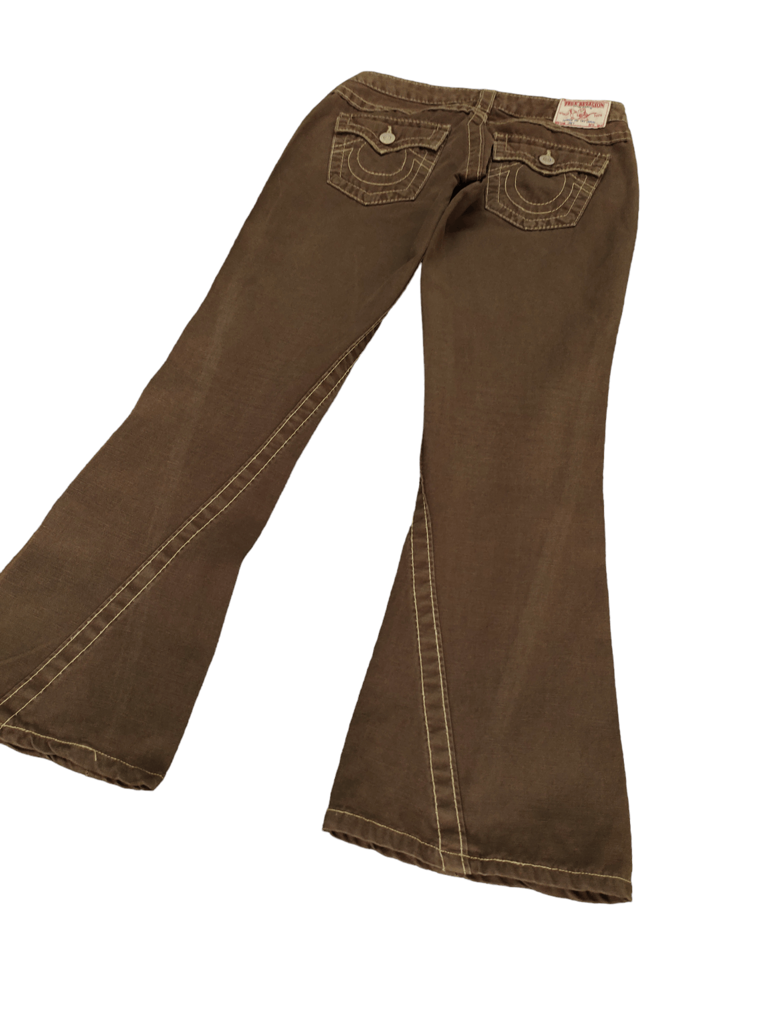 True Religion Flare Jeans True Religion Denim Bootcut Y2k Streetwear Size 26" / US 2 / IT 38 - 11 Thumbnail