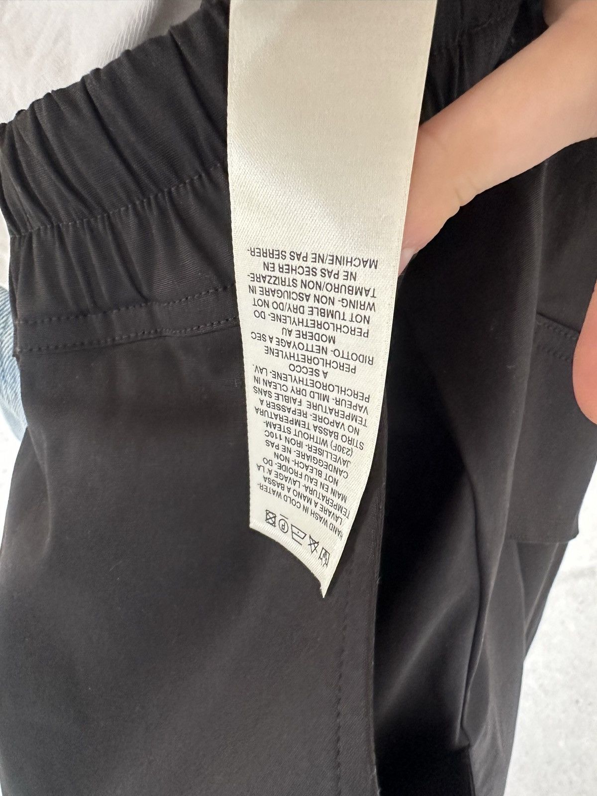 Rick Owens SS24 Lido cotton pants