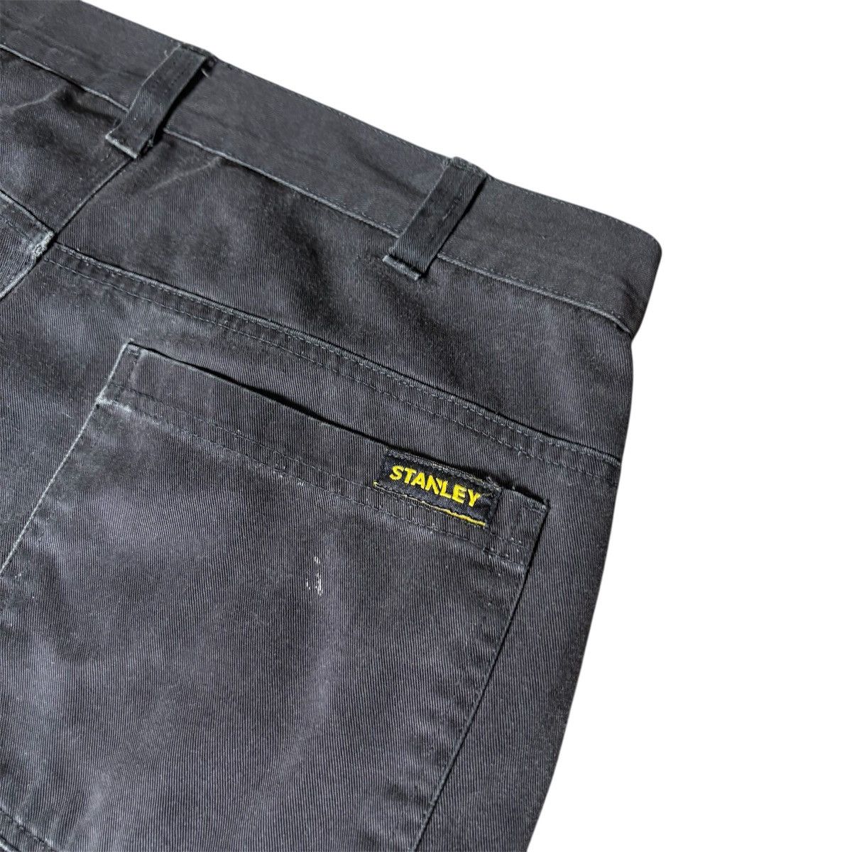Stanley & Sons × Stanley Blacker × Vintage Vintage 90s Stanley Black Cargo Pants Size US 34 / EU 50 - 4 Thumbnail