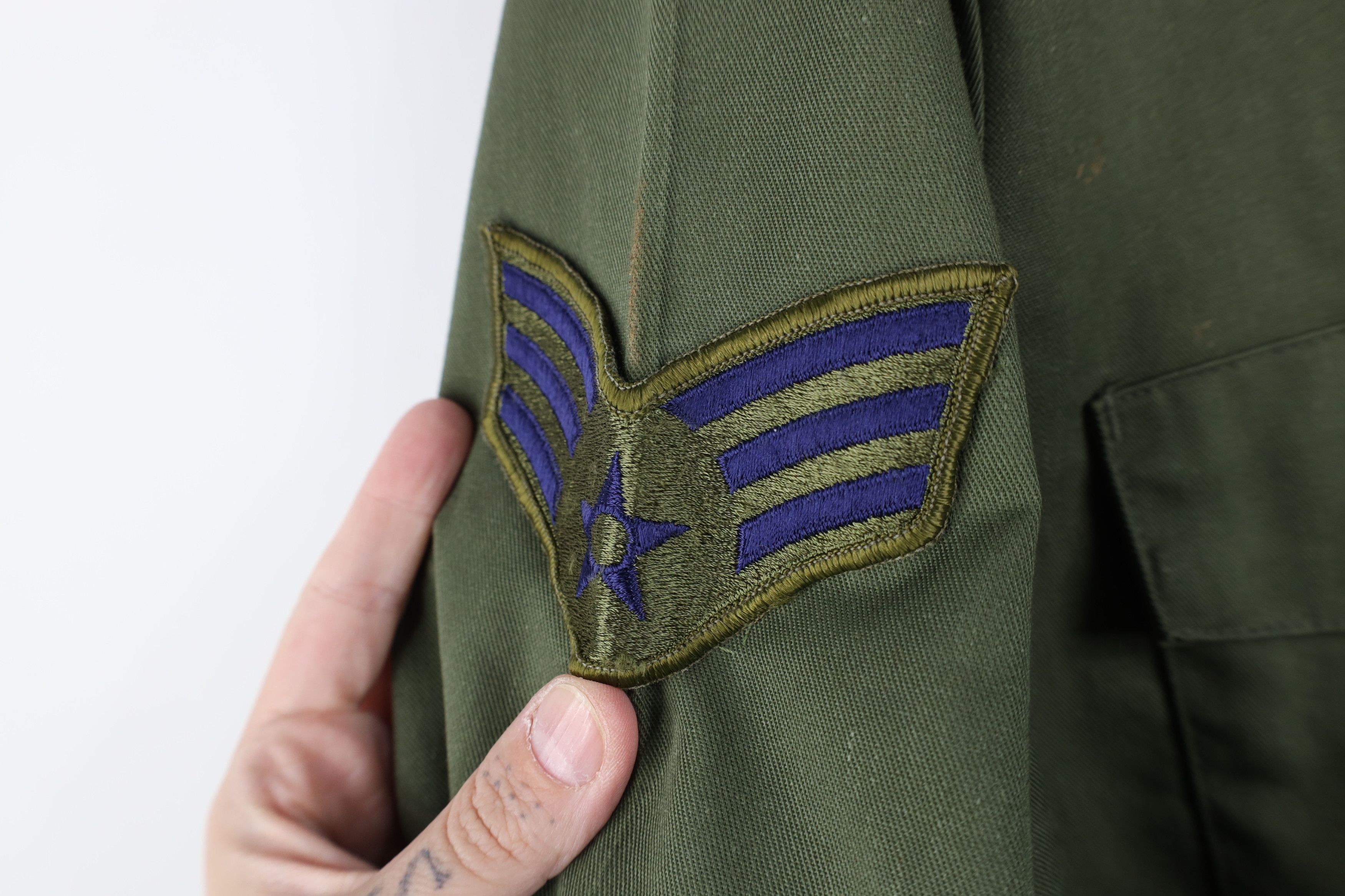 Vintage Vintage 80s US Air Force Military Field Button Shirt USA Size US M / EU 48-50 / 2 - 7 Thumbnail
