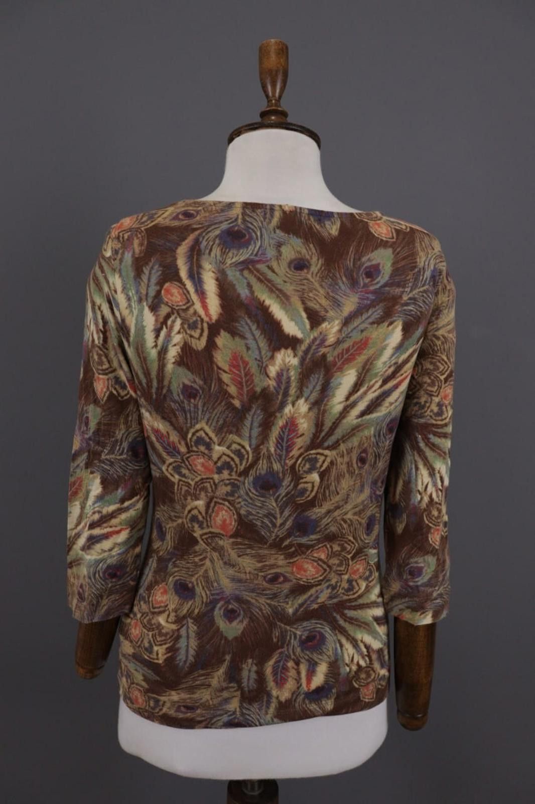 Lauren Ralph Lauren Lauren Ralph Lauren Brown Rare Feathers Top Shirt Size M Size M / US 6-8 / IT 42-44 - 11 Thumbnail