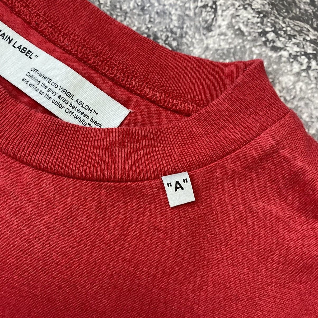 Off-White Luxury Off White Big Graphic Logo y2k designer tee Size US S / EU 44-46 / 1 - 9 Thumbnail