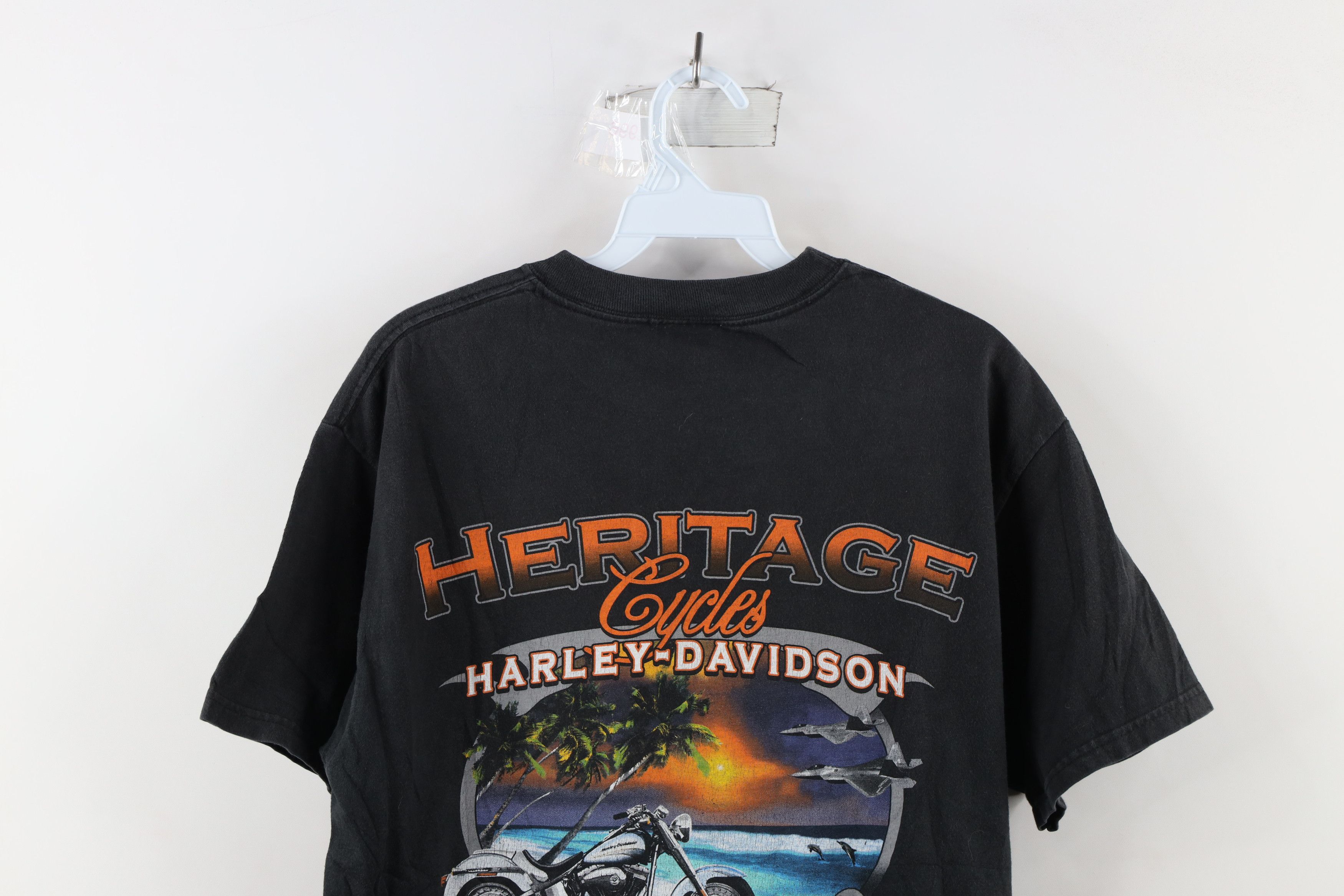 Harley Davidson × Vintage Vintage Harley Davidson Spell Out Steel Dragon T-Shirt USA Size US M / EU 48-50 / 2 - 9 Thumbnail