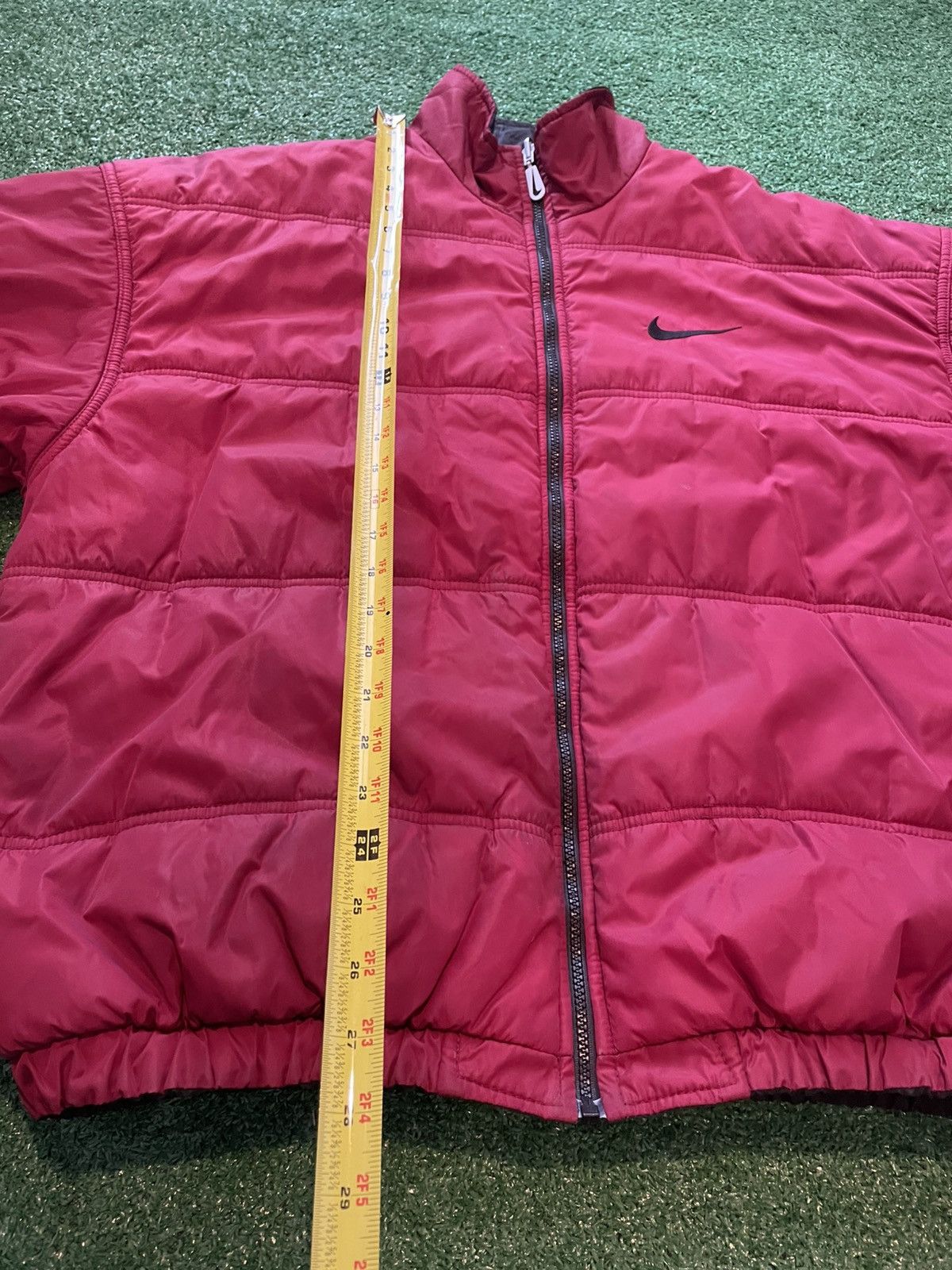 Nike Vintage 90s Black And Red Reversible Nike Puffer Jacket Size US L / EU 52-54 / 3 - 8 Thumbnail
