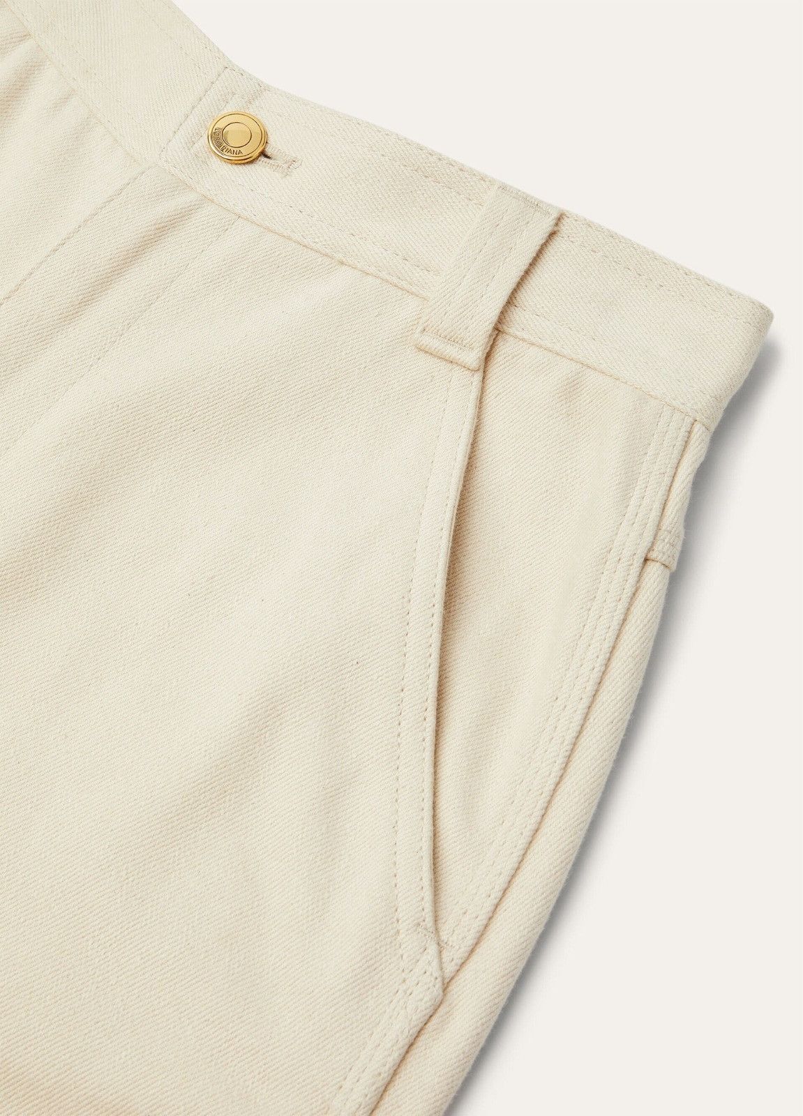 Loro Piana o1srvl11e0526 FAP2848 Garey Jeans in Beige Size 30" / US 8 / IT 44 - 2 Thumbnail