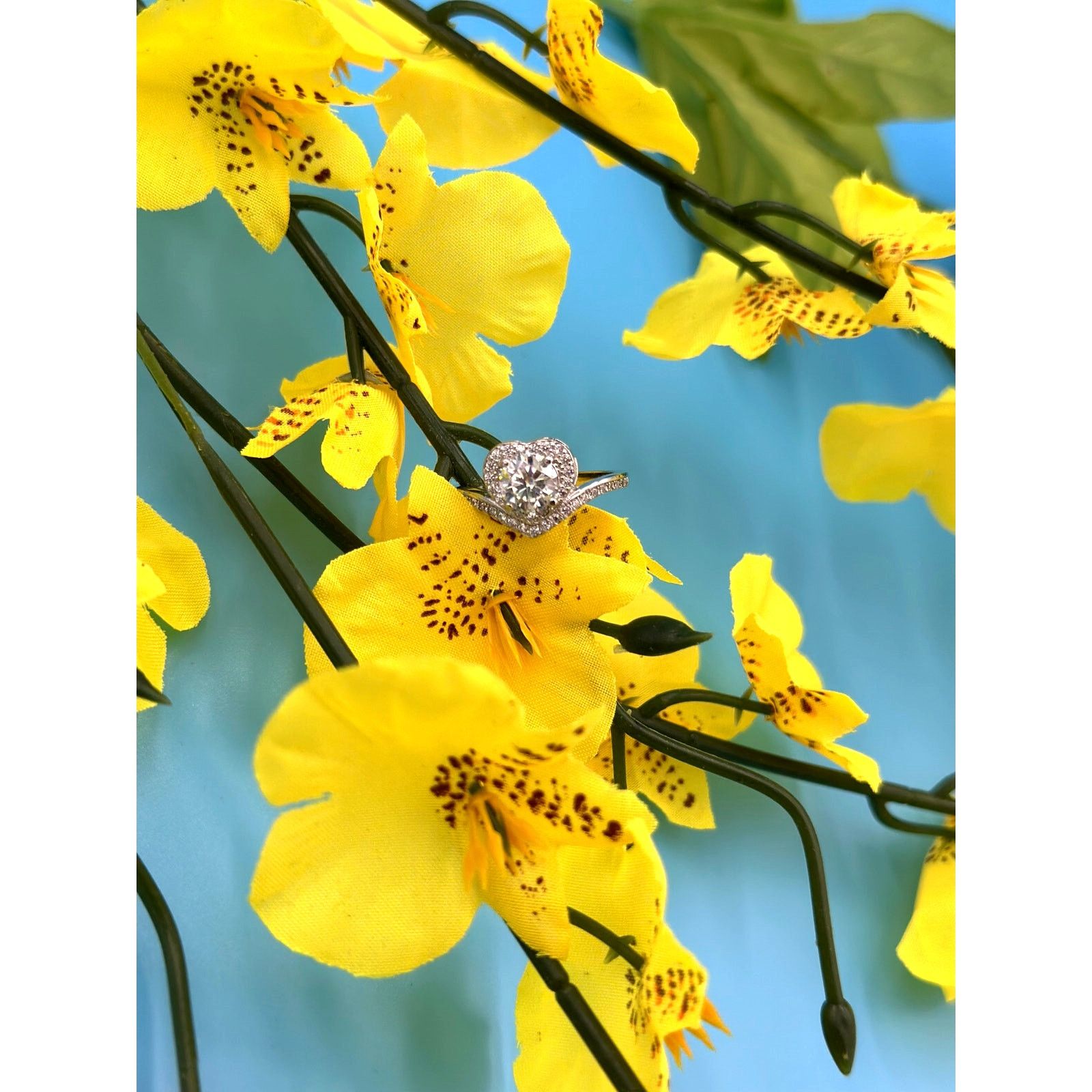 Other 1 carat Moissanite Heart Shaped Cut Ring 8 Size ONE SIZE - 17 Thumbnail