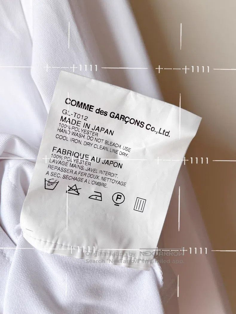 Comme des Garcons Comme Des Garcons Roses Polyester Long-Sleeve T-Shirt Size XS / US 0-2 / IT 36-38 - 8 Thumbnail