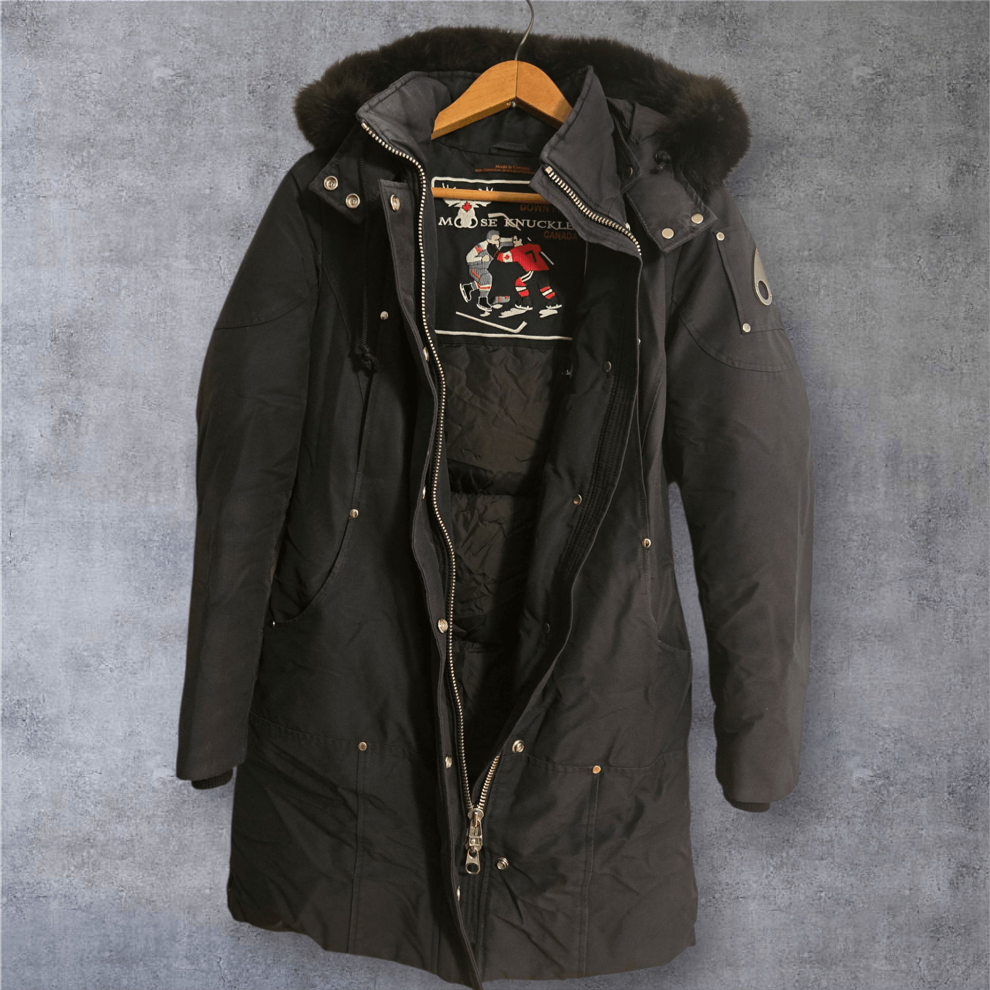 Moose Knuckles Moose Knuckles Stirling Down Parka – Blue Medium Size M / US 6-8 / IT 42-44 - 2 Thumbnail
