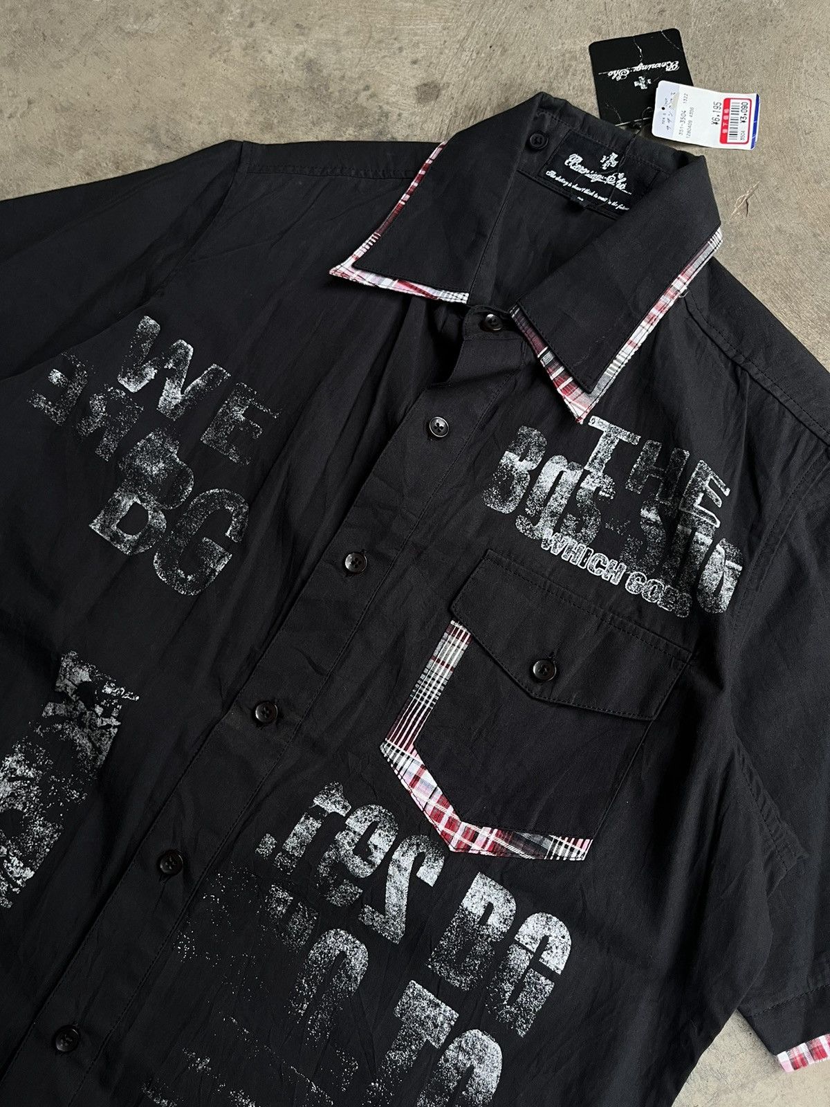 Beauty Beast × KMRii × Yasuyuki Ishii 2000s BERNINGS SHO NOS SHIRTS POEM JAPANESE PUNK GOTHIC Size US M / EU 48-50 / 2 - 4 Thumbnail