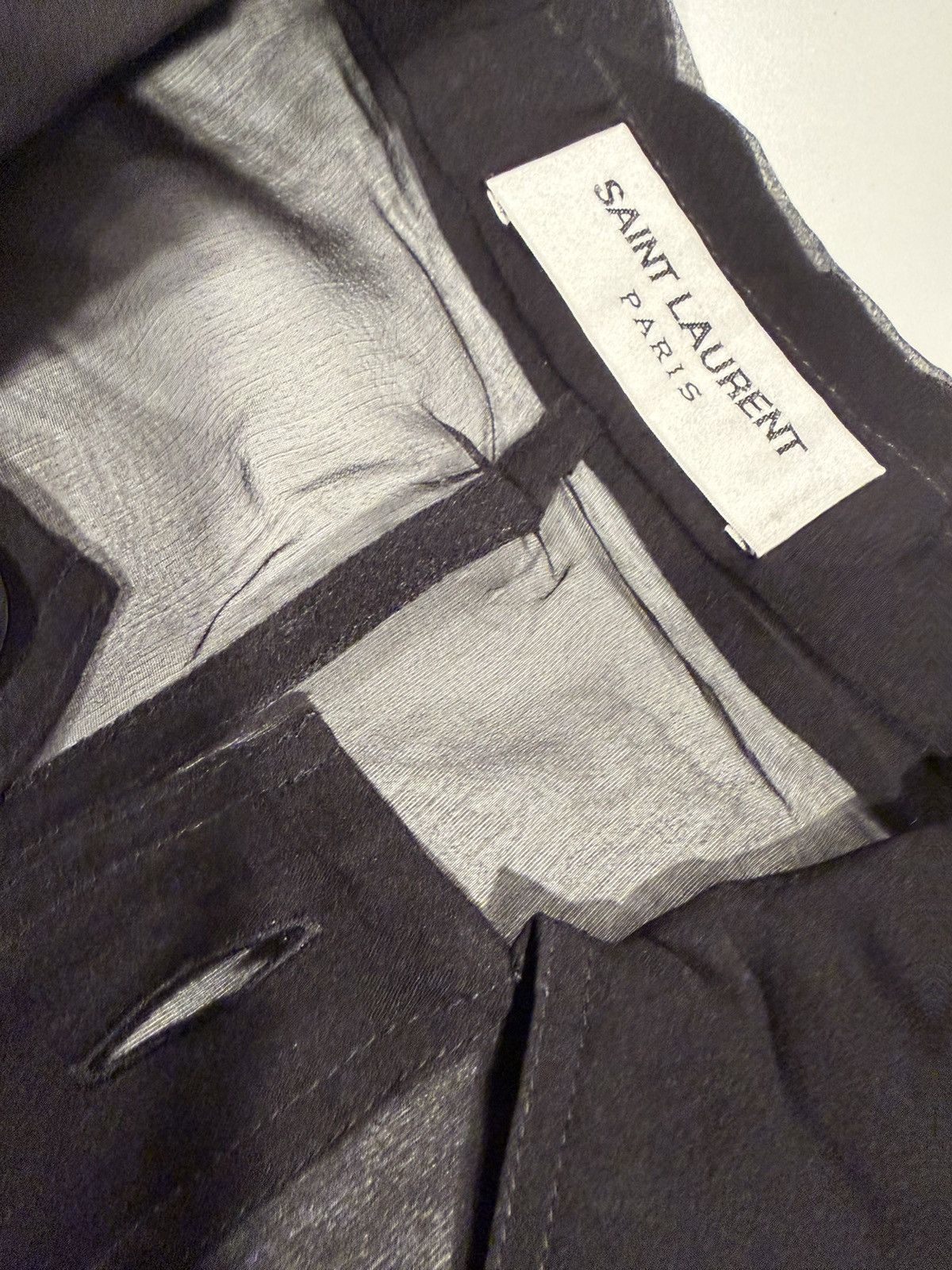 Saint Laurent Paris Saint laurent sheer transparent silk shirt. 38/15. $5100 Size US S / EU 44-46 / 1 - 5 Thumbnail