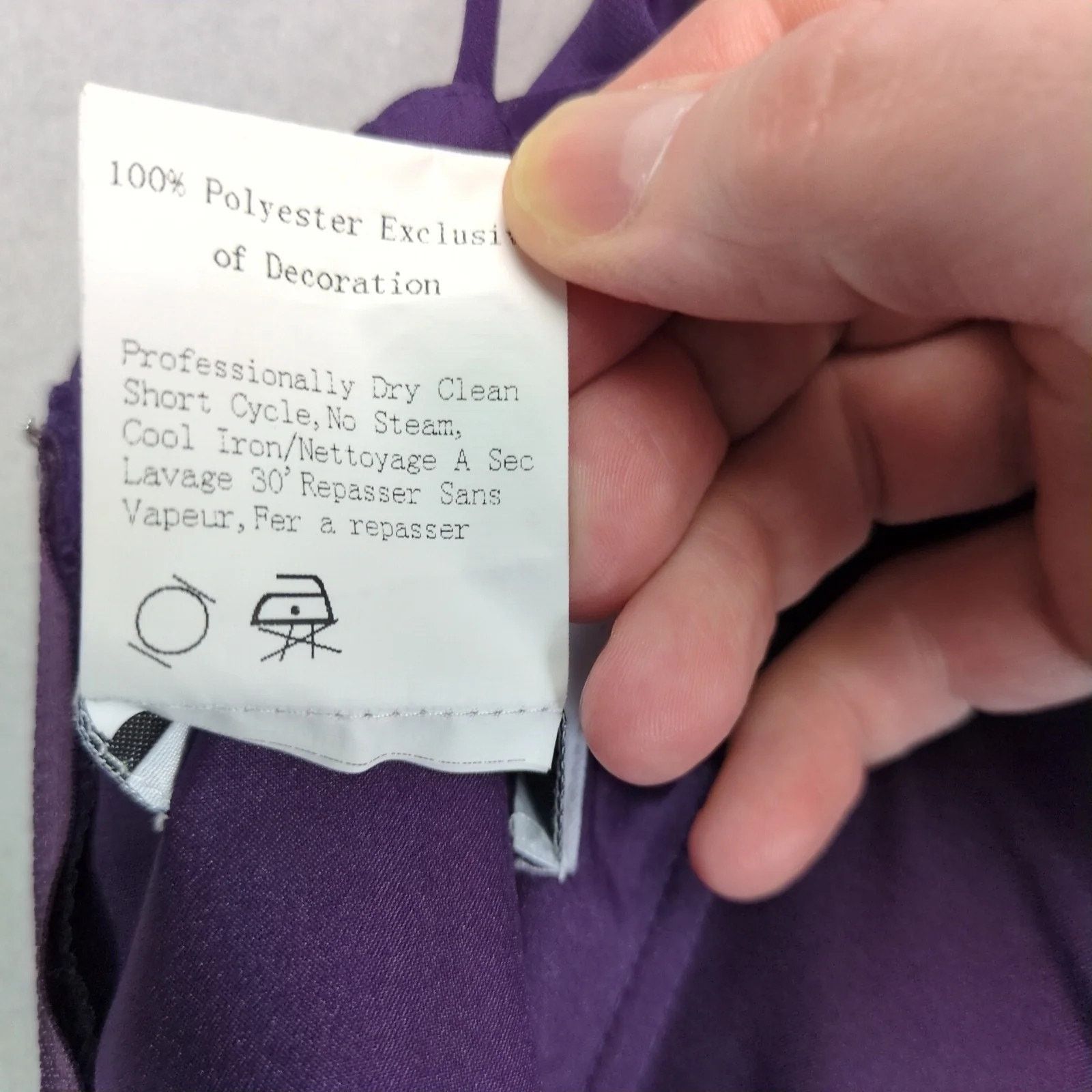Other NWT Brideside Ashley Floor-Length Dress Sz 26 Purple Chiffon Size 4XL / US 24-26 - 5 Thumbnail