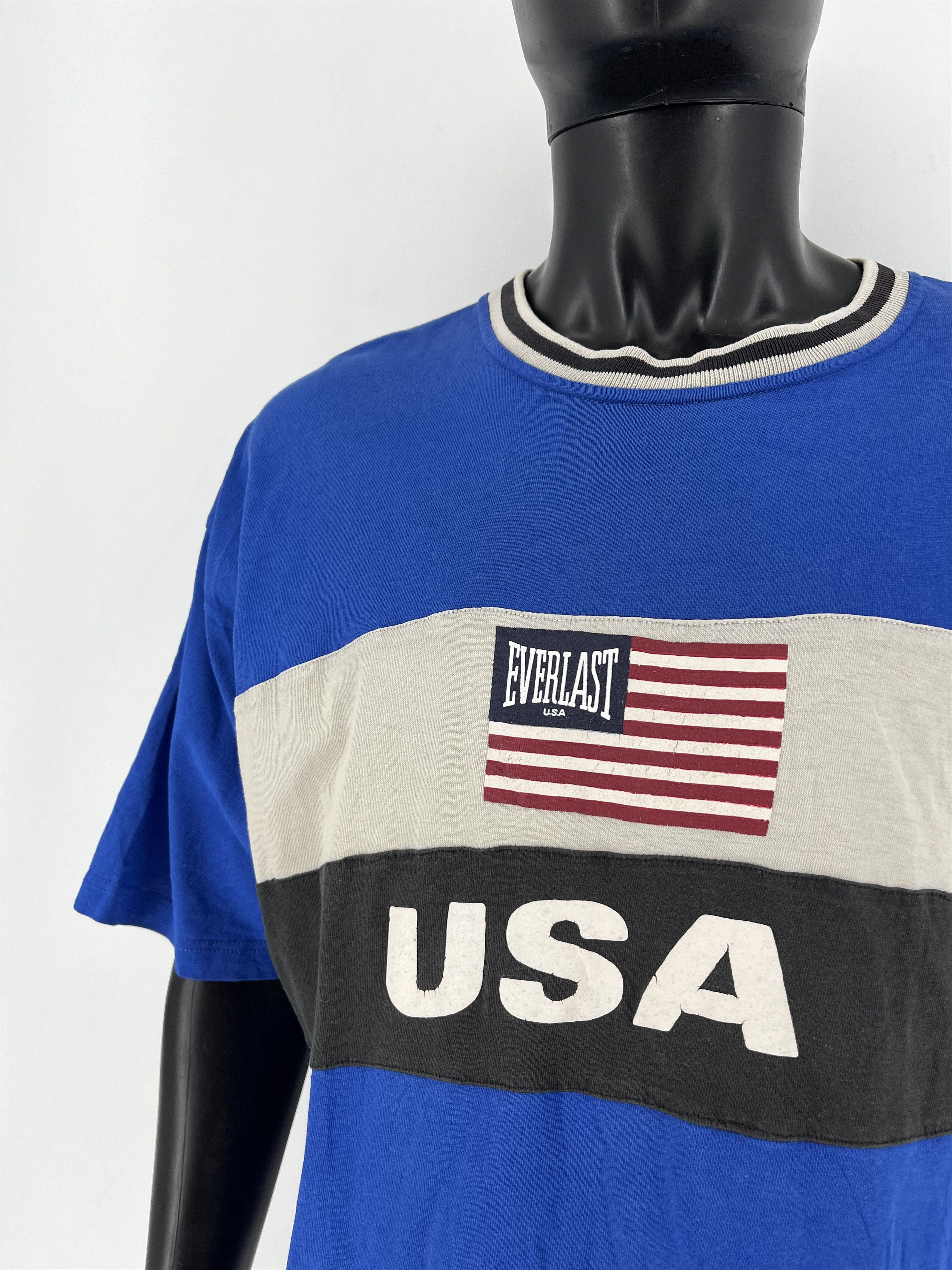 Everlast Vintage 80s Everlast Team USA Ringer Graphic T shirt Adult Size US XL / EU 56 / 4 - 8 Thumbnail