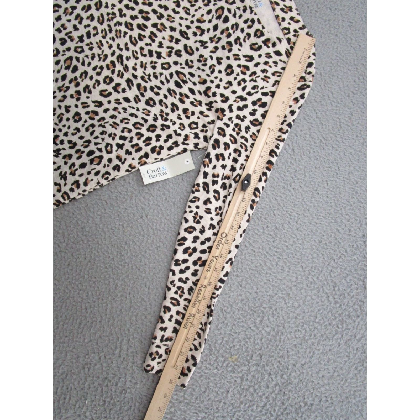 Croft & Barrow Croft & Barrow Women's Sweater Leopard Print Extra Soft NEW PXS Petite Size XS / US 0-2 / IT 36-38 - 7 Thumbnail