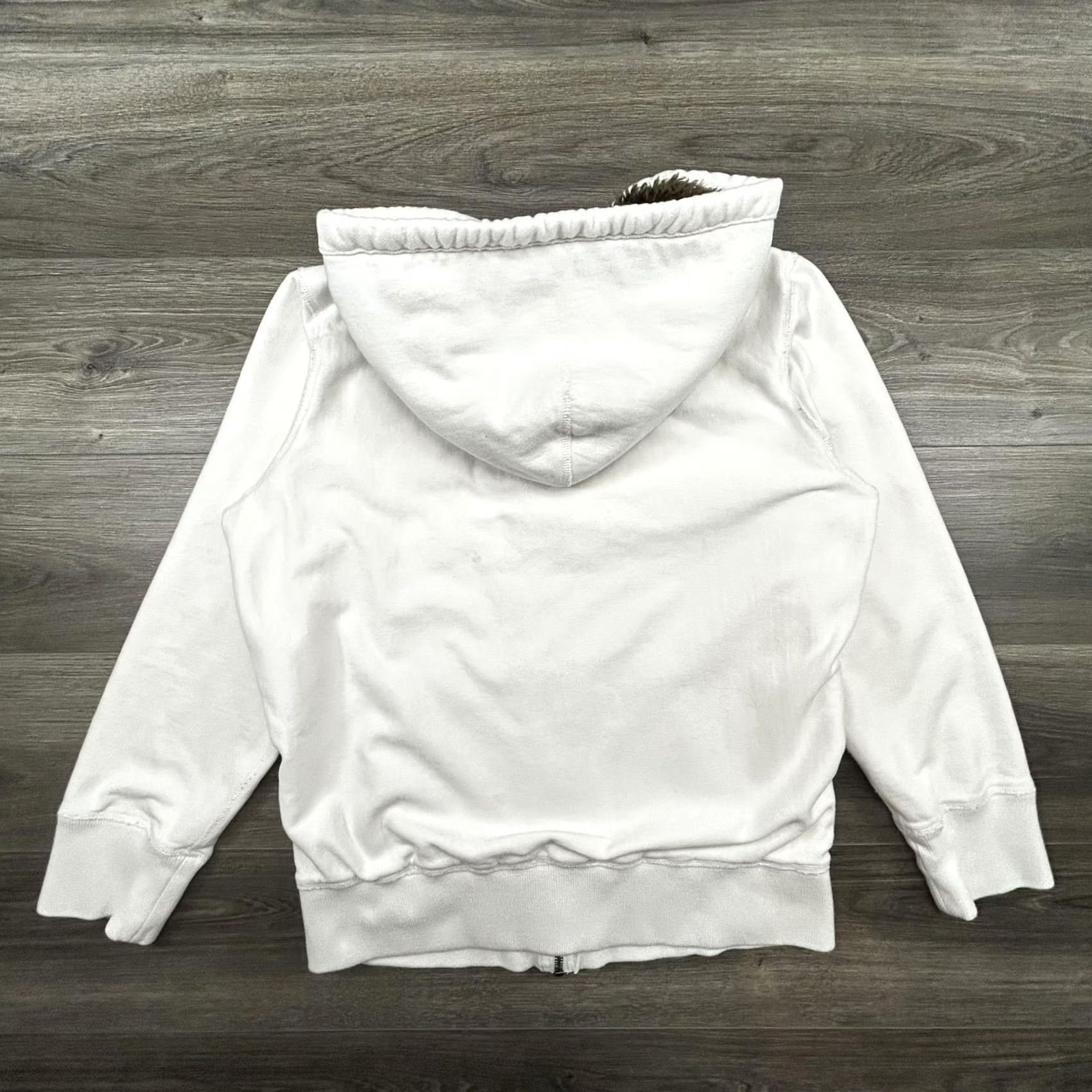 American Eagle Outfitters VINTAGE American Eagle Hoodie Mens Large White Sherpa Hooded Full Zip Size US L / EU 52-54 / 3 - 2 Thumbnail