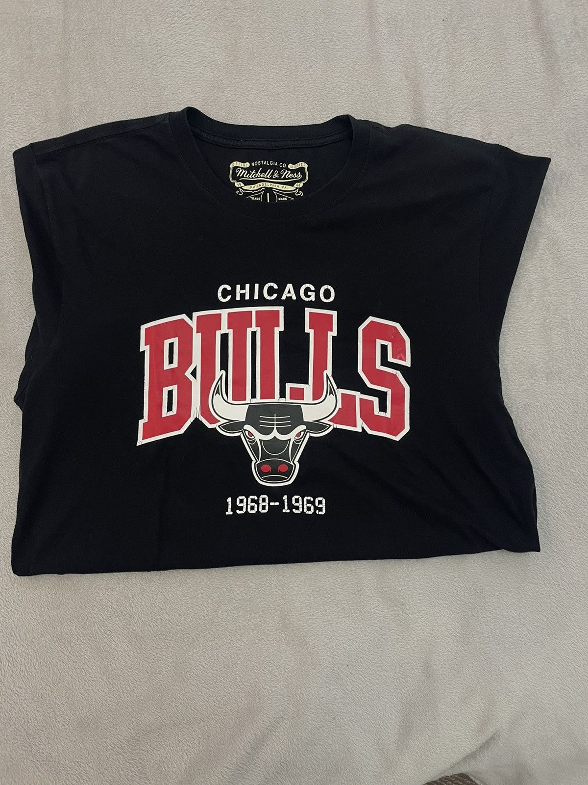 Mitchell & Ness × NBA × Vintage Vintage Mitchell & Ness x Chicago Bulls T-Shirt - Size L Size US L / EU 52-54 / 3 - 1 Thumbnail