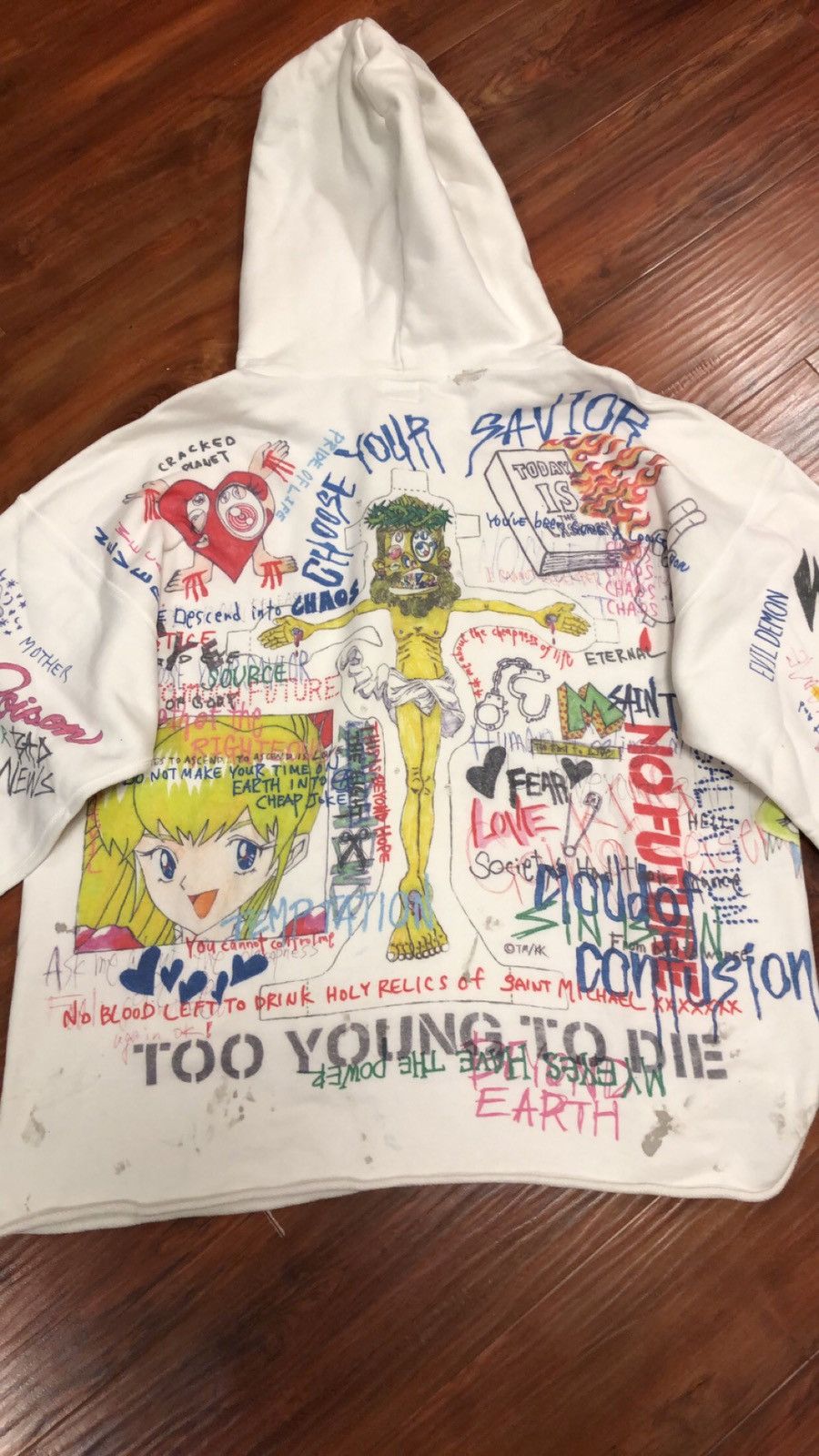 Saint Michael × Takashi Murakami Saint Michael x Takashi Murakami Hoodie XL Size US XL / EU 56 / 4 - 10 Thumbnail
