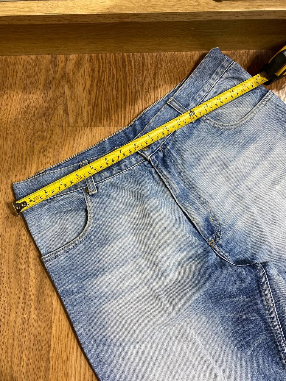 Japanese Brand × Vintage CRAZY Rivington Y2K 90s BAGGY Distressed Dirty Vintage Jeans Size US 32 / EU 48 - 12 Thumbnail