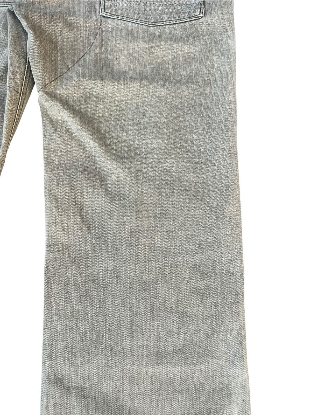 Vintage Old Betty’s Japan Fade Olive Green HBT Striped Cargo Trouser Size US 30 / EU 46 - 17 Thumbnail