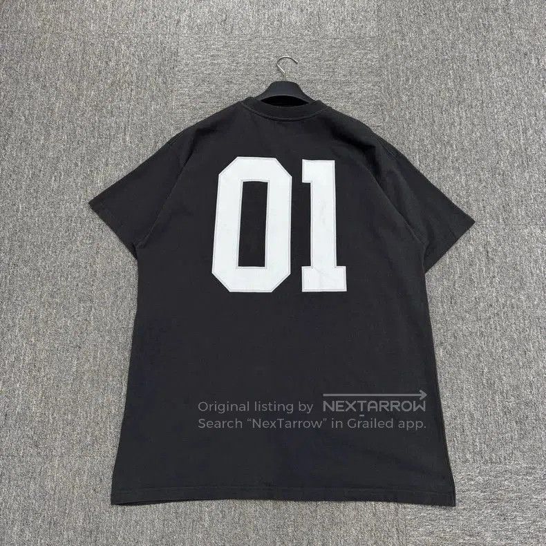 Balenciaga Balenciaga 25SS Embroidered Print Tee. Size US XXL / EU 58 / 5 - 5 Thumbnail