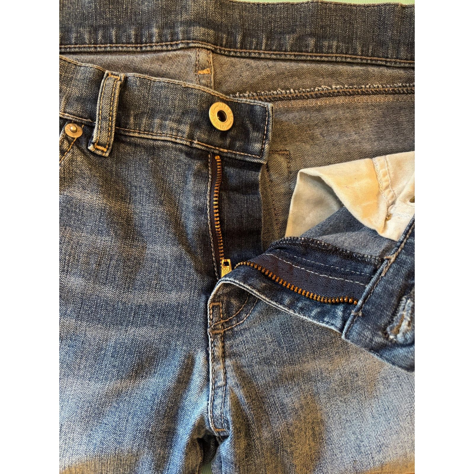 Diesel × Vintage Diesel Italy Jeans 28 Bootcut Low Rise Flare Fit Y2K Archive Size US 28 / EU 44 - 3 Thumbnail