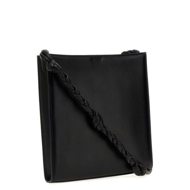 Jil Sander JIL SANDER Tangle Medium Black Leather Shoulder Bag New Size ONE SIZE - 2 Thumbnail