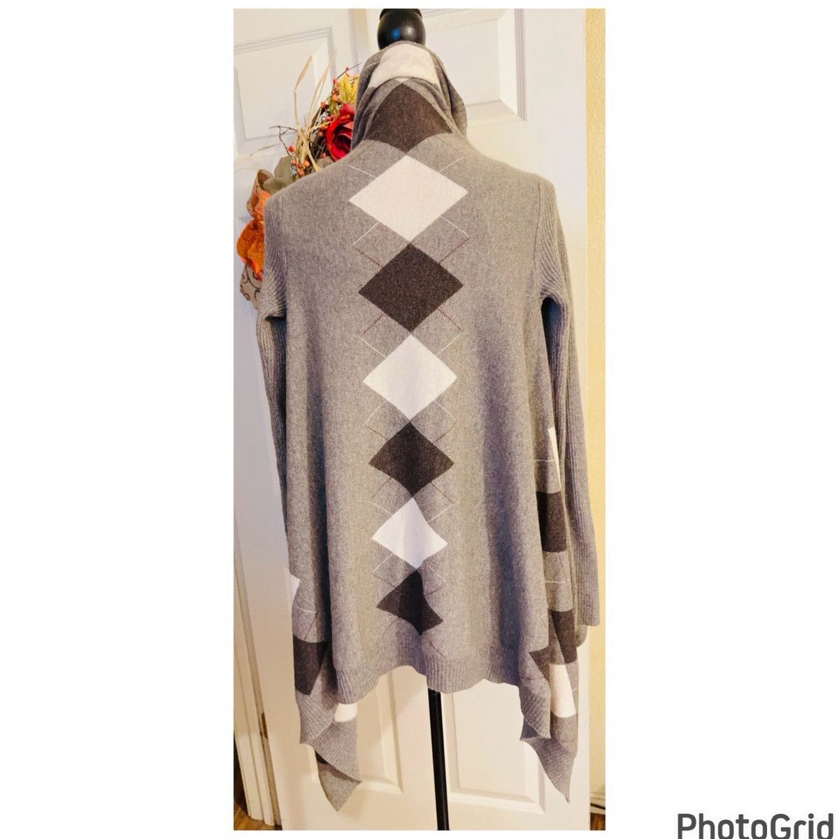 Autumn Cashmere Autumun Cashmere Argyle Cardigan Size S / US 4 / IT 40 - 6 Thumbnail