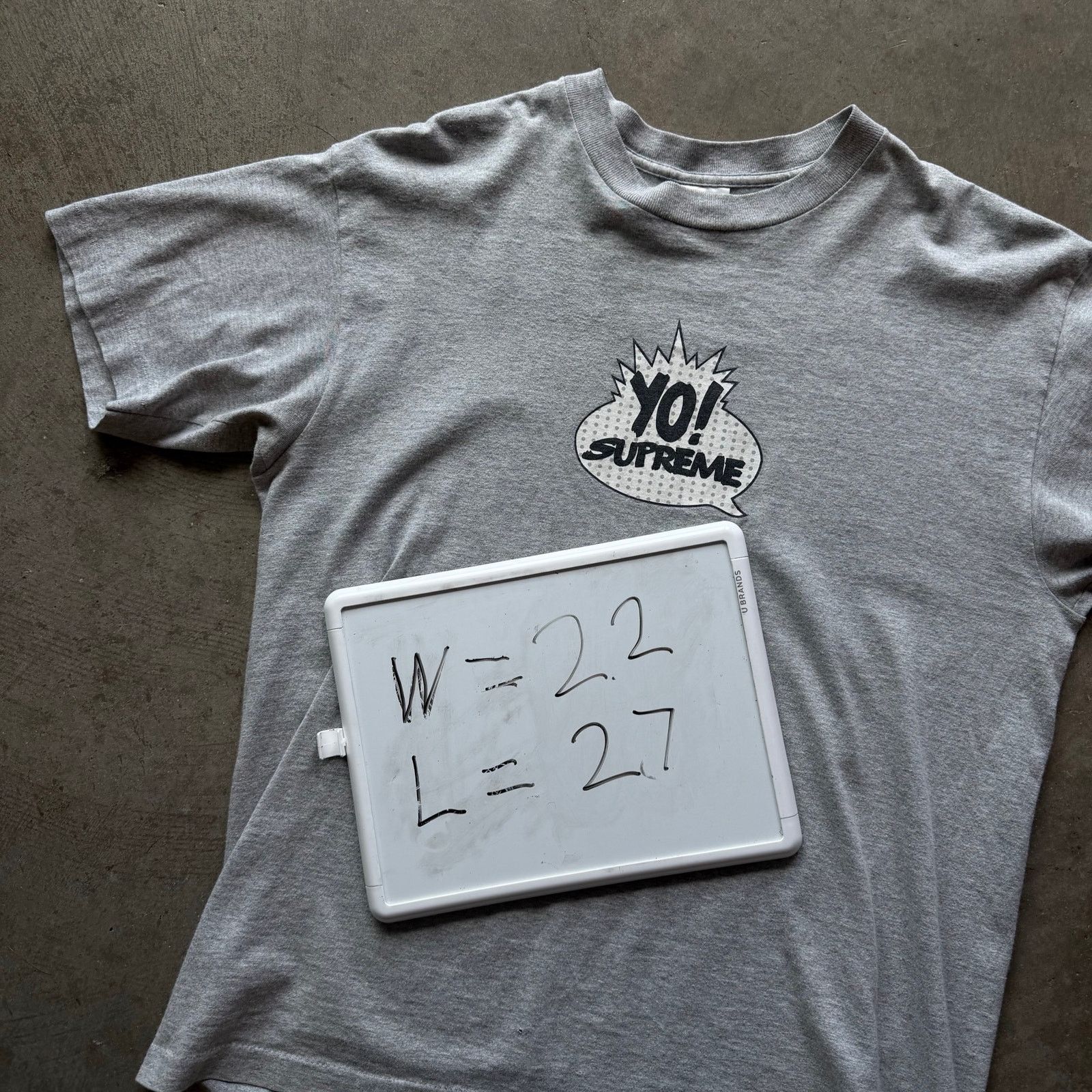 Supreme Vintage Supreme MTV Yo Tee Grey Size US L / EU 52-54 / 3 - 7 Thumbnail