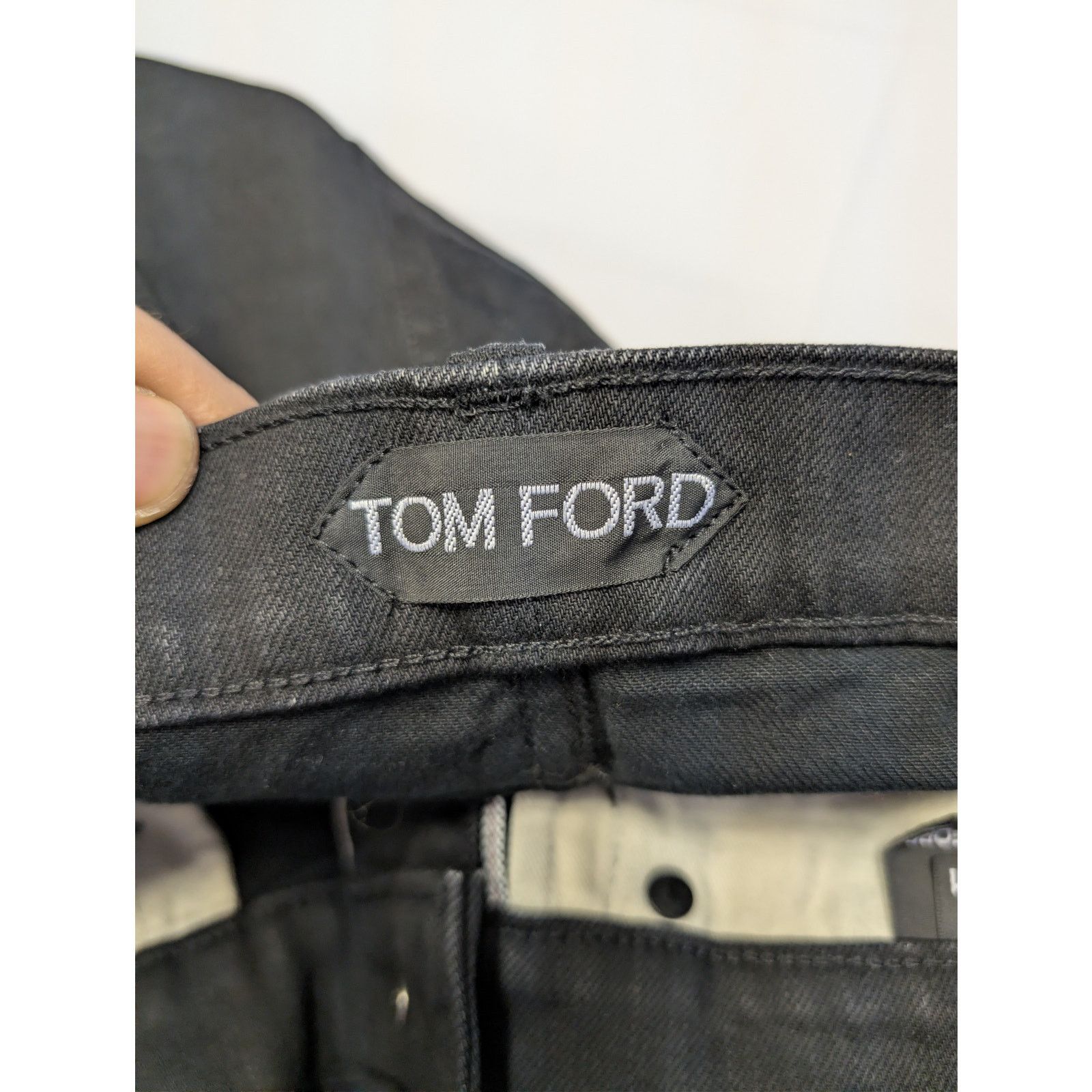 Tom Ford o1rshd1 Denim Jeans Pants in Black Size US 31 - 18 Thumbnail