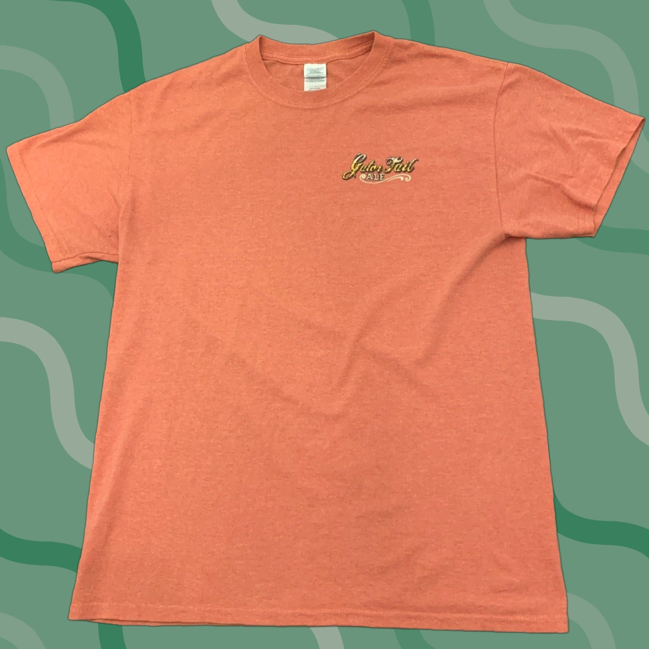 Vintage Gator Tail Ale Beer Palm Beach Florida T-Shirt M Black Cotton Blend Alstyle Men's Graphic Tee Short Sleeve 90s Concert Theme Size US M / EU 48-50 / 2 - 1 Thumbnail