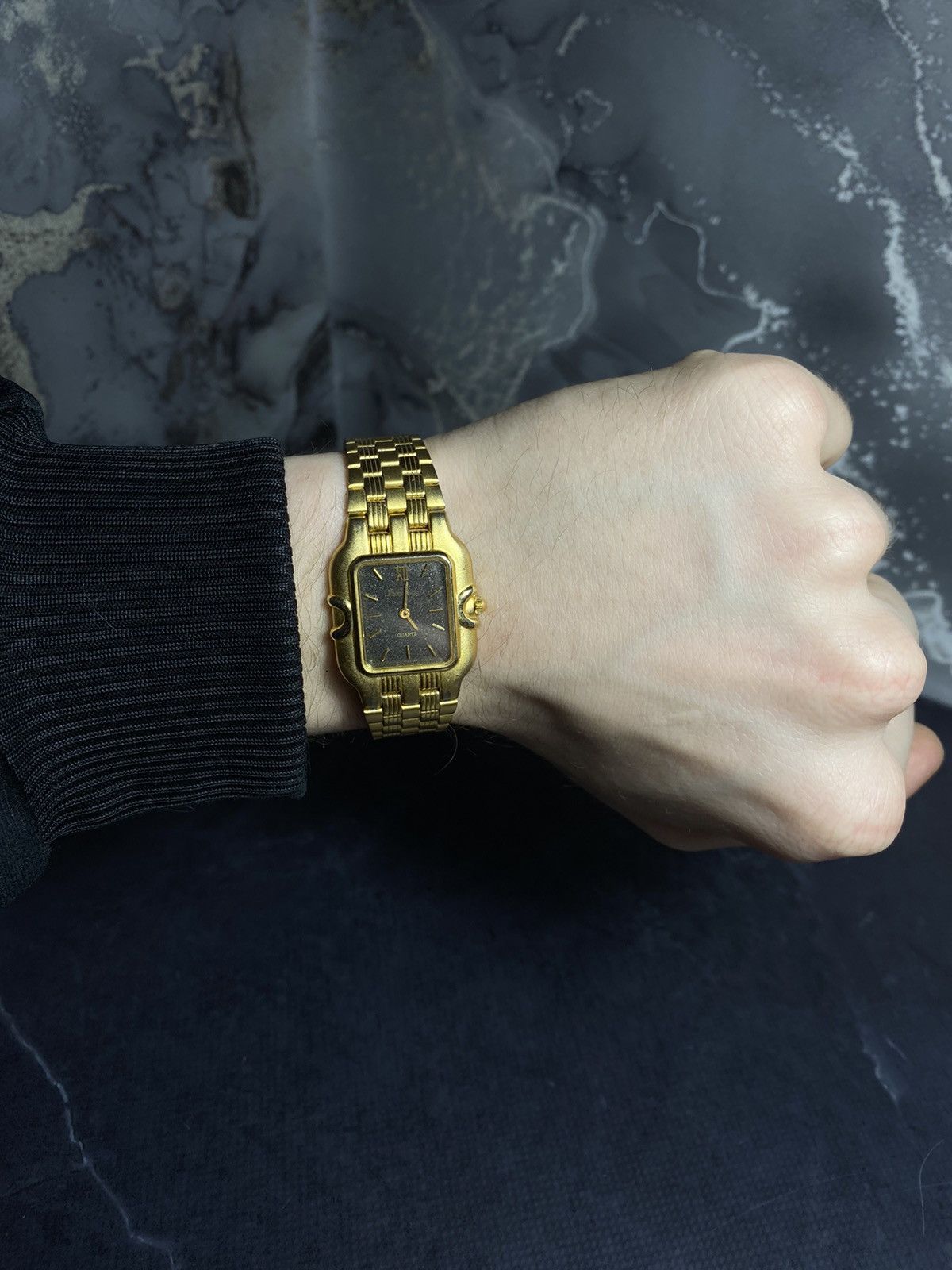 Vintage Philip Persio Gold Watch – Vintage Elegance Japanese Brand Size ONE SIZE - 5 Thumbnail