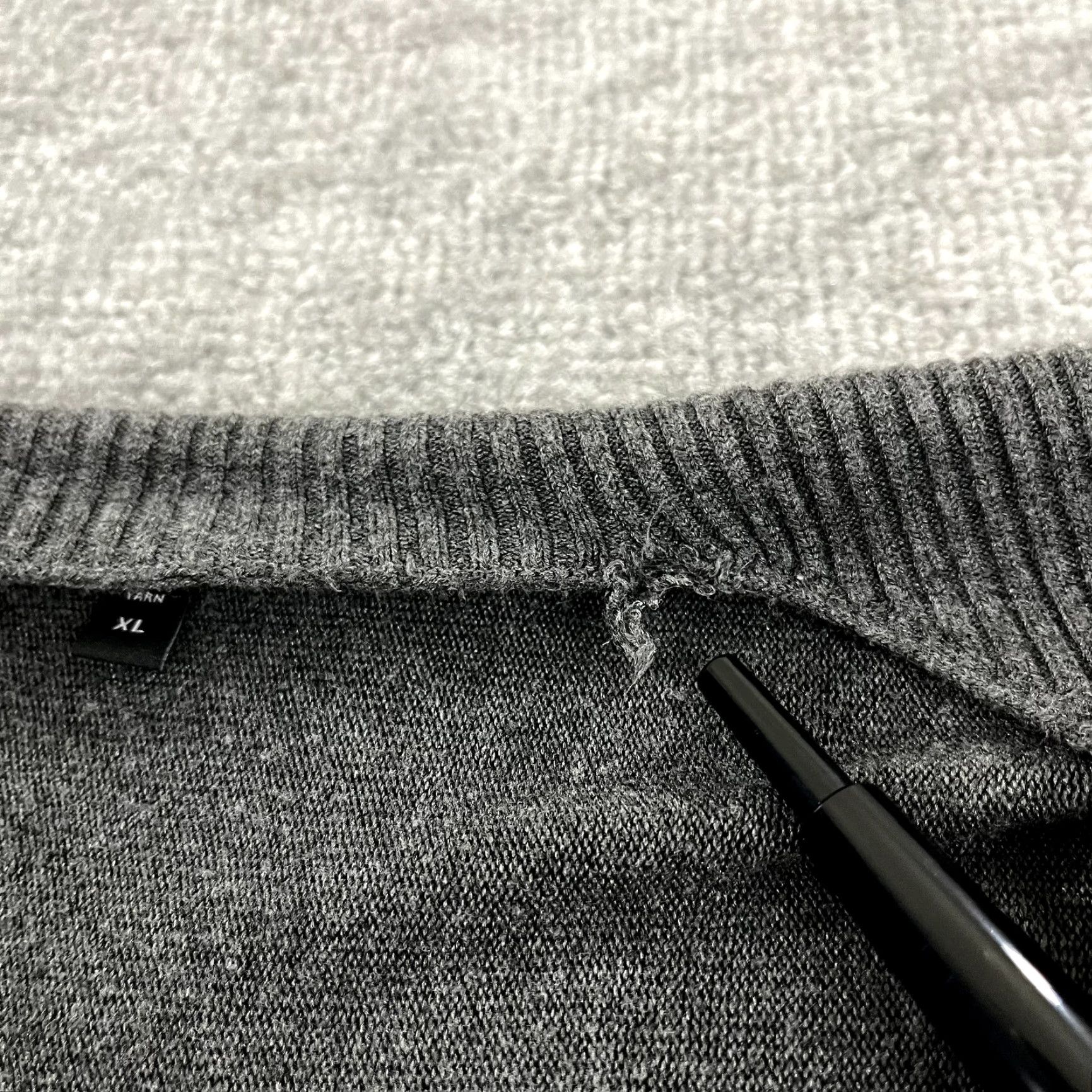 Eileen Fisher VINTAGE EILEEN FISHER Sweater Womens XL Gray Open Front Pullover Knit Long Sleeve Casual Office Size XL / US 12-14 / IT 48-50 - 7 Thumbnail