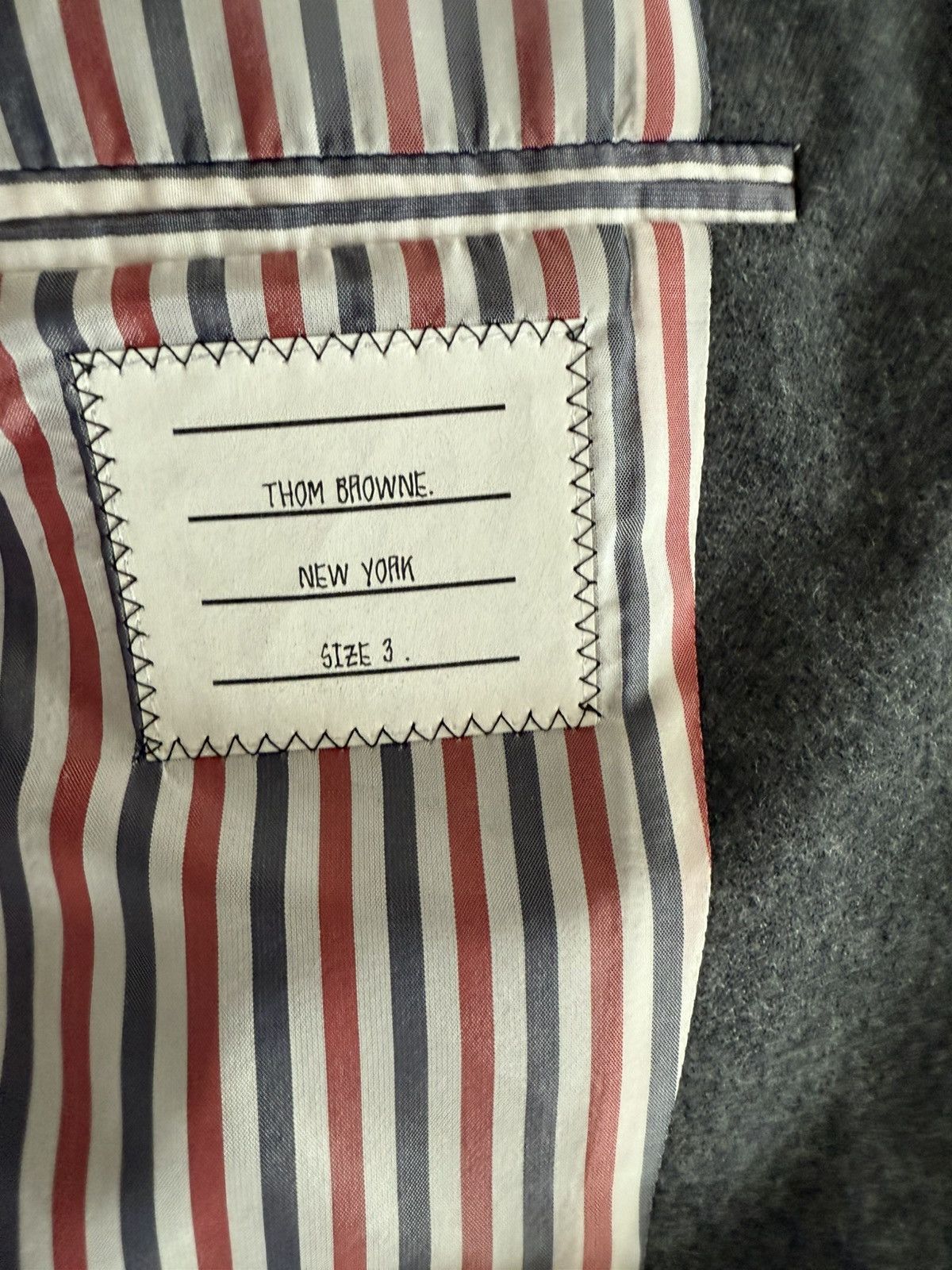 Thom Browne Thom Browne 3-Stripe Blazer Size 50S - 5 Thumbnail