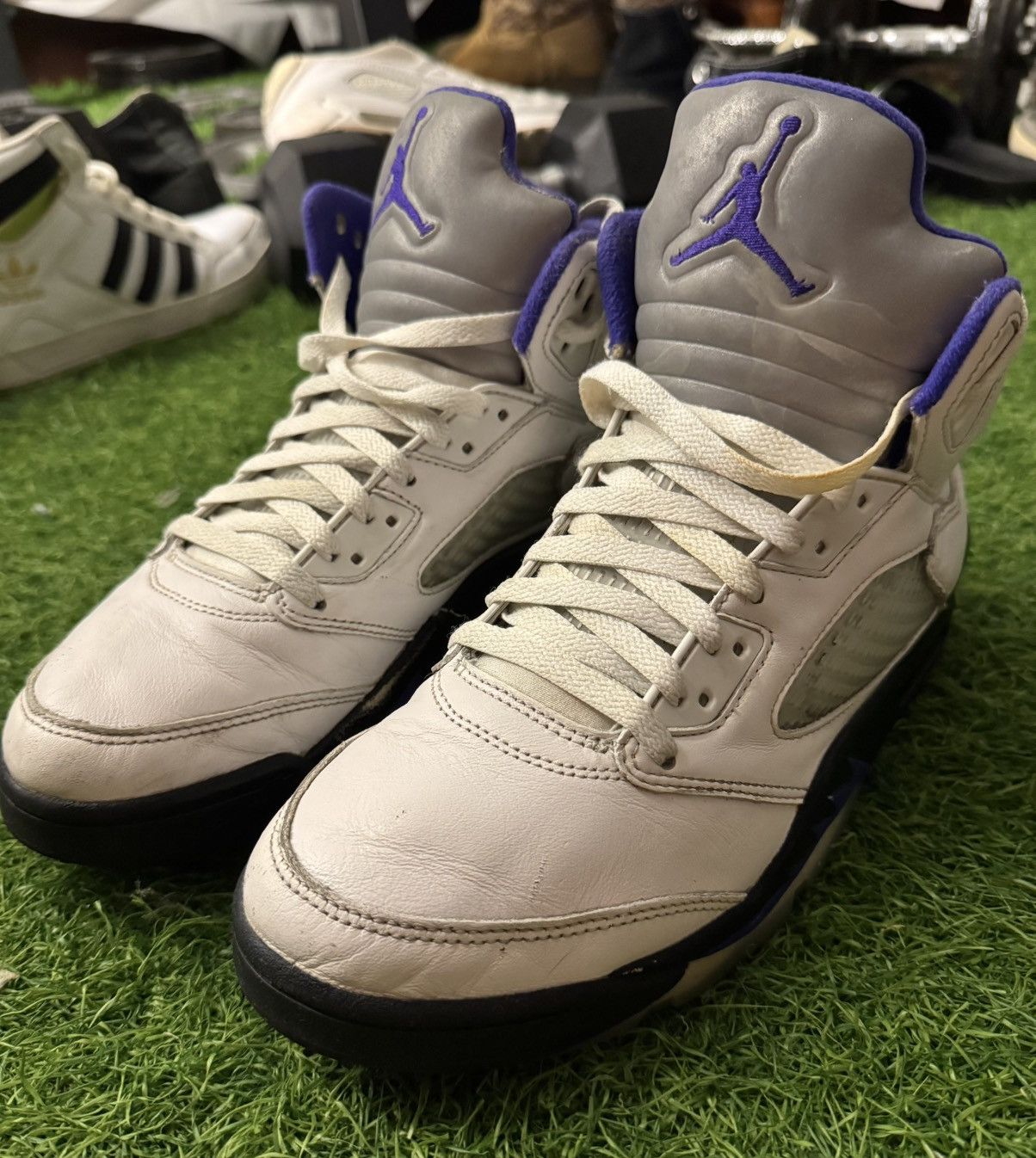Jordan Brand × Nike Air Jordan 5 Retro Men's Concord Sneakers Size US 9 / EU 42 - 2 Thumbnail