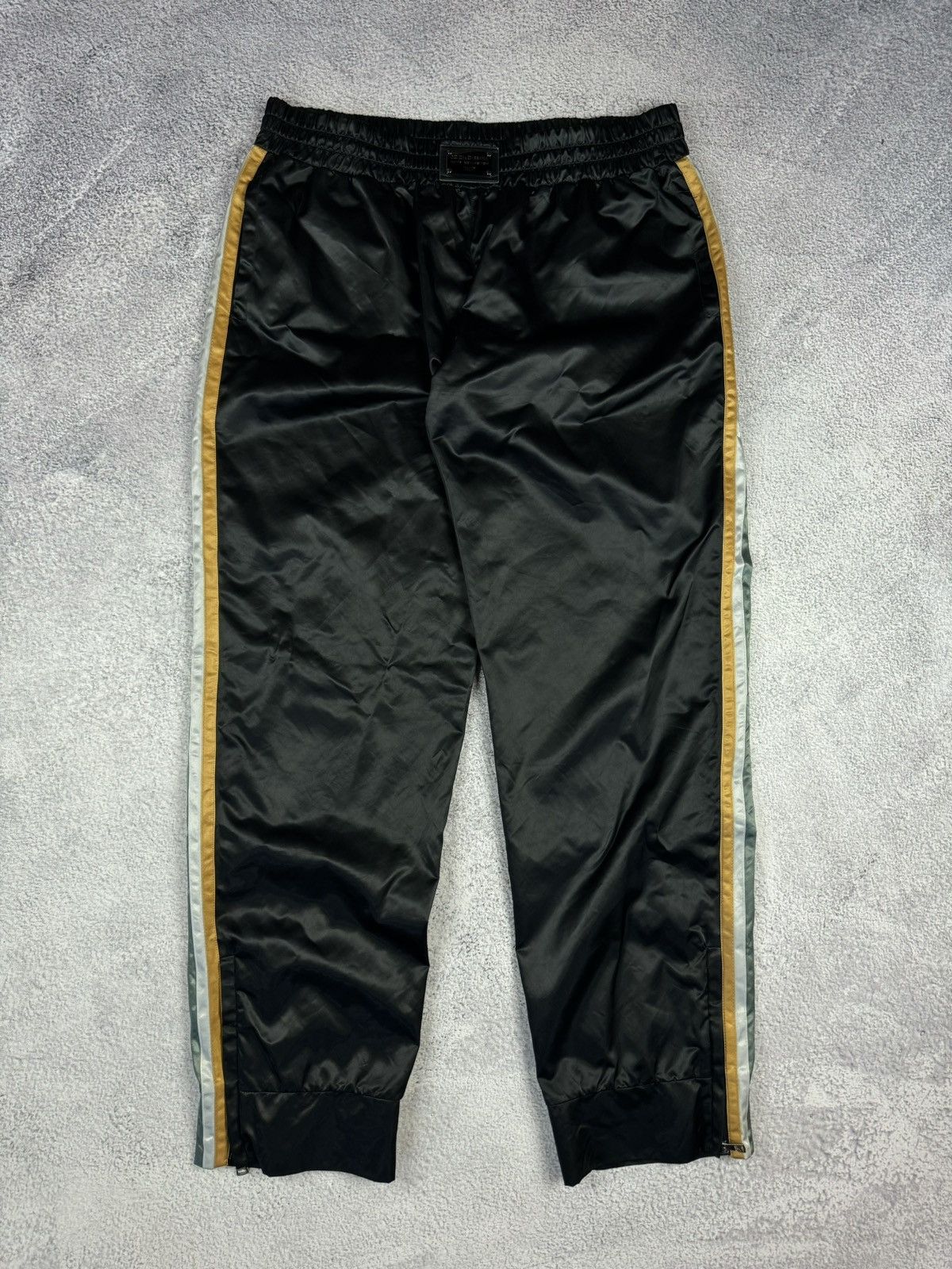 Designer × Dolce & Gabbana Dolce Gabbana Black Nylon Boxer Pants Three Strip Size US 34 / EU 50 - 2 Thumbnail
