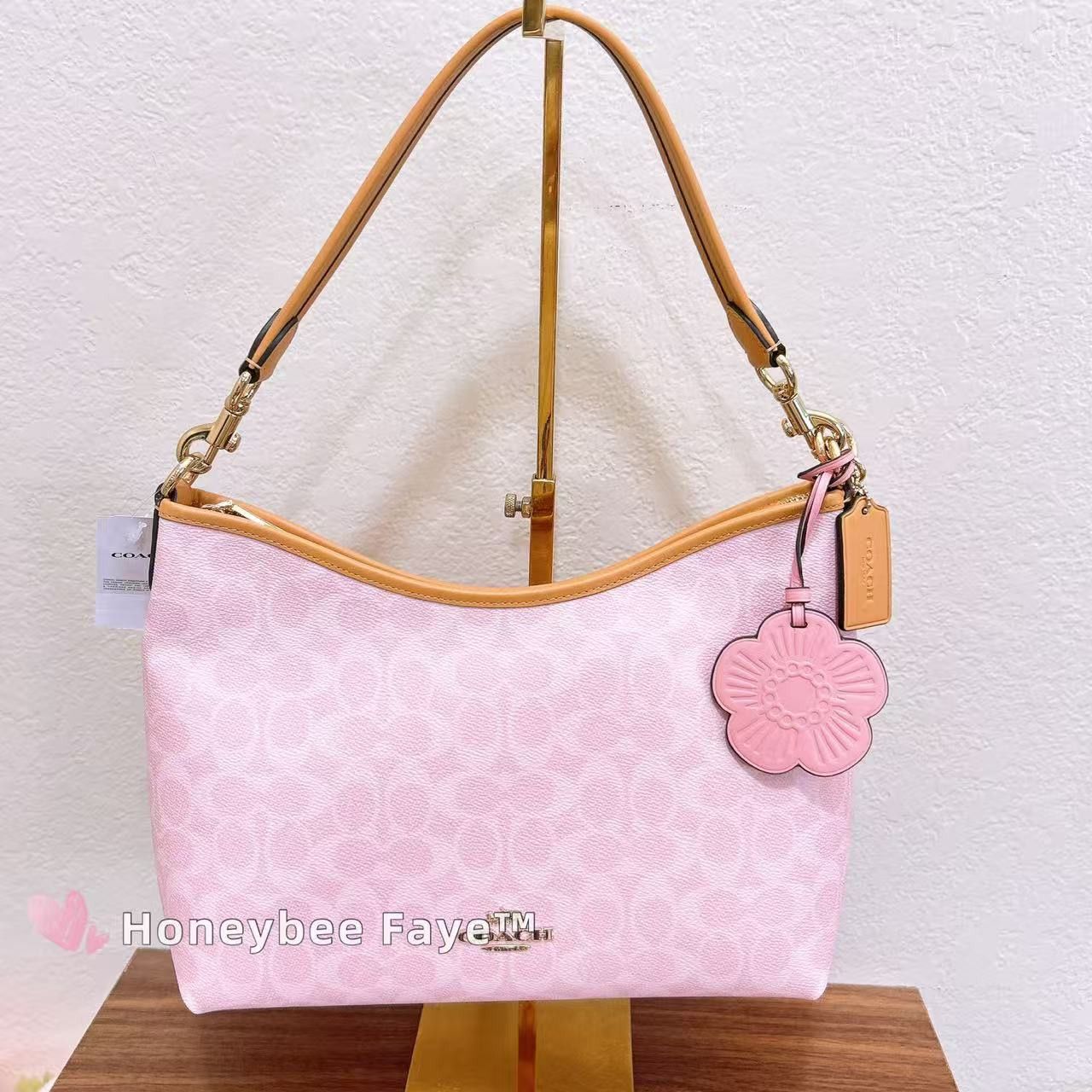 Coach Laurel Shoulder Bag In Signature Canvas With Charms CEL12 Size ONE SIZE - 2 Thumbnail