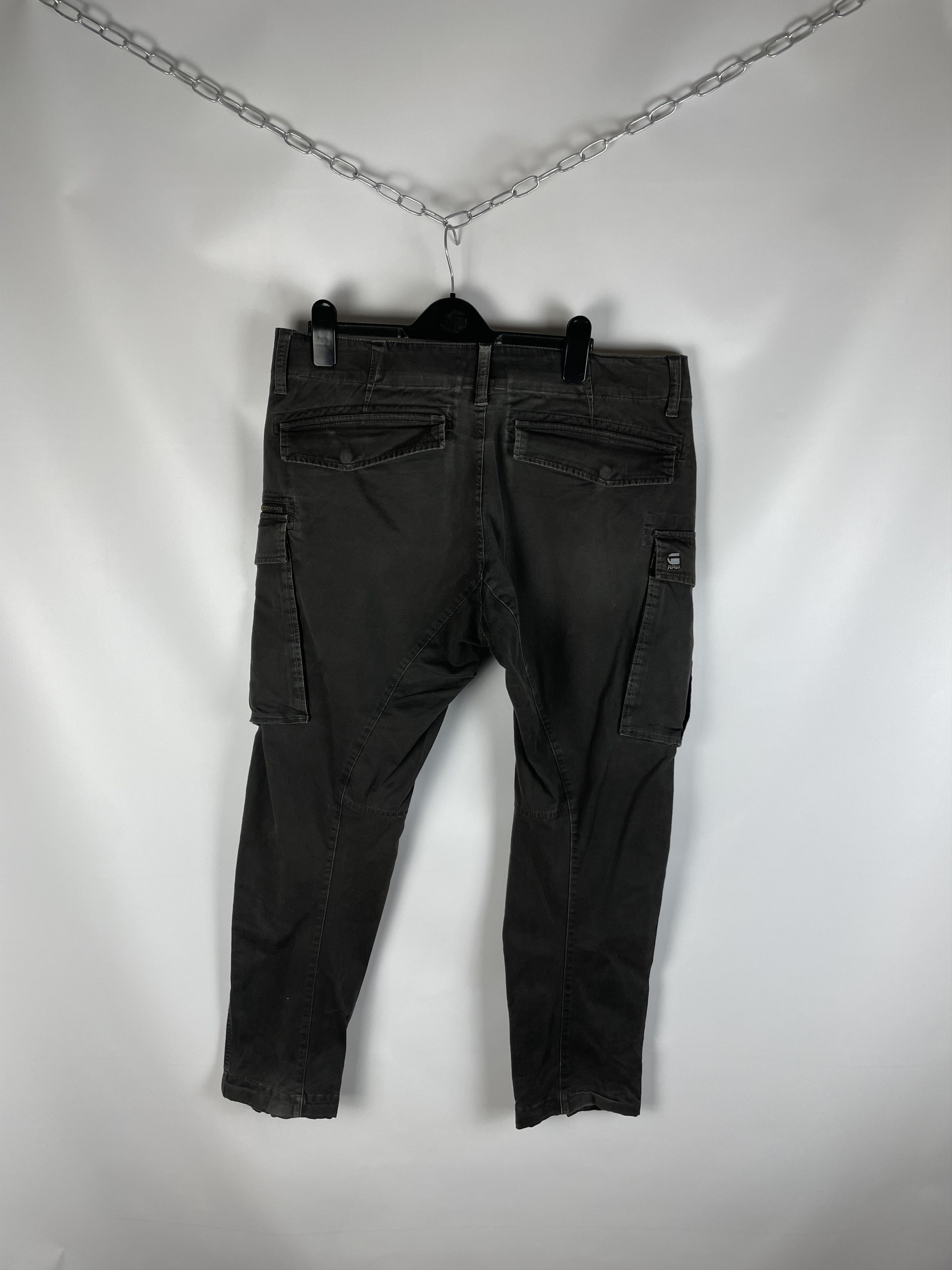 G-Star Vintage G Star Raw Cargo Pants Denim Jeans Mens Size US 36 / EU 52 - 7 Thumbnail