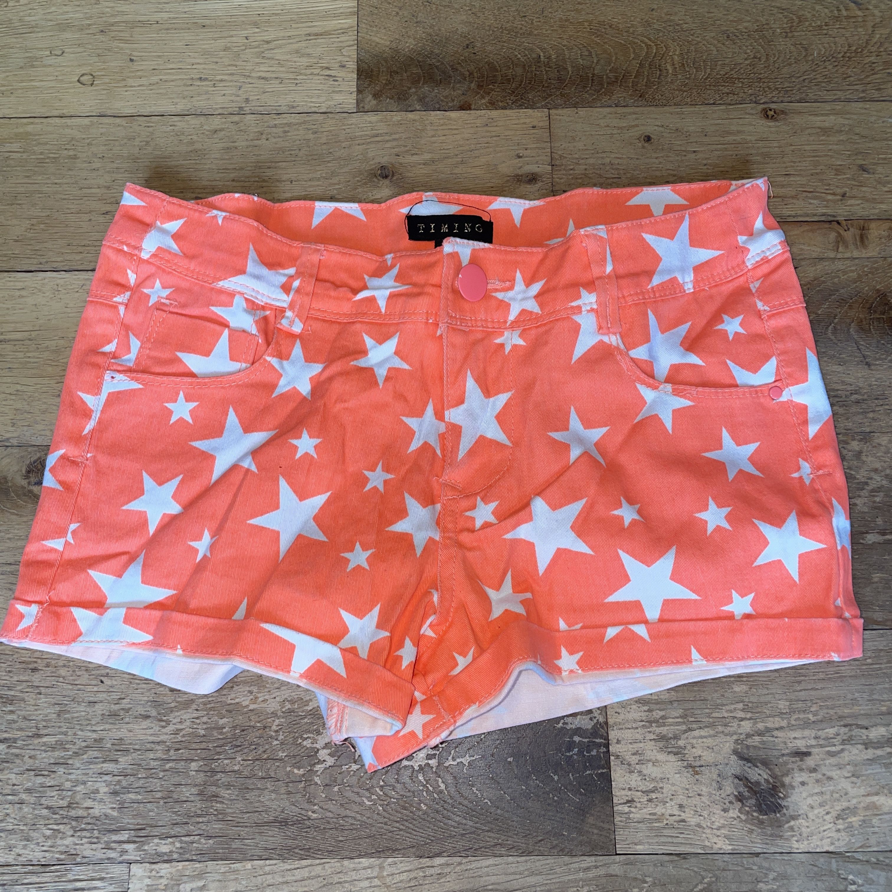 Designer Timing Women's Fashion Shorts Shorts Summer Stars Size S Size 28" / US 6 / IT 42 - 1 Thumbnail