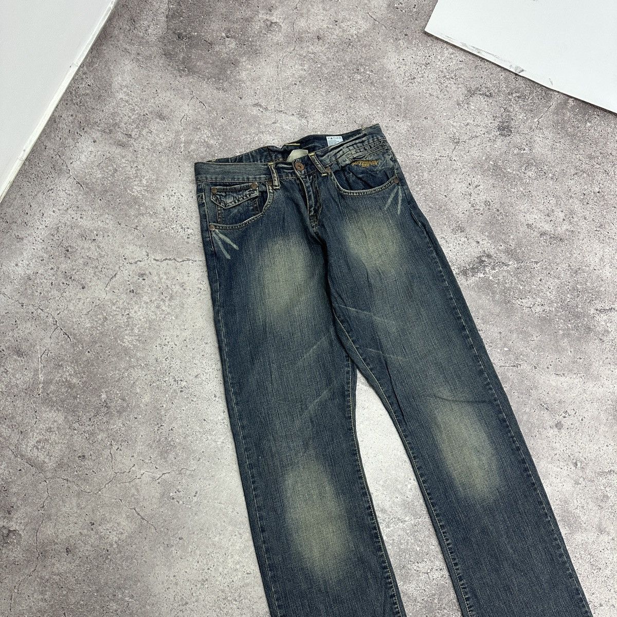 Neighborhood Vintage 90s Neighborhood NYC Straight jeans y2k og hype rare Size US 31 - 5 Thumbnail