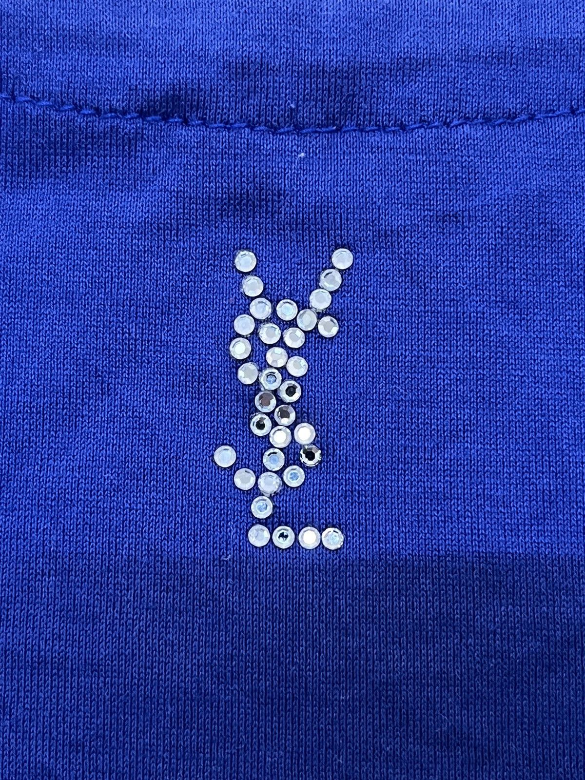 Yves Saint Laurent 80s YSL diamond logo shirt Size L / US 10 / IT 46 - 2 Thumbnail
