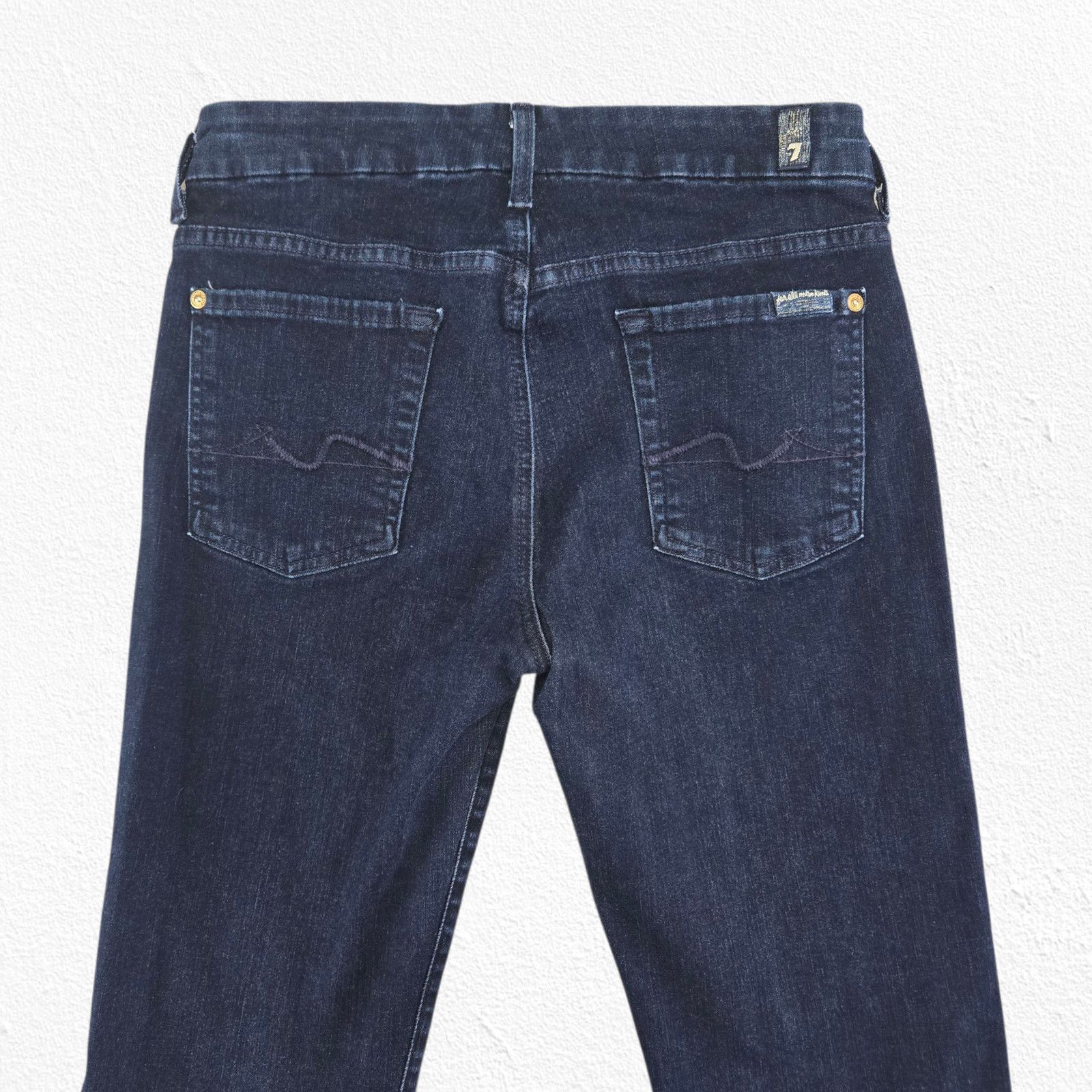 7 For All Mankind 7 For All Mankind Kimmie Bootcut Dark Low Rise Jeans Size 30 Size 30" / US 8 / IT 44 - 10 Thumbnail